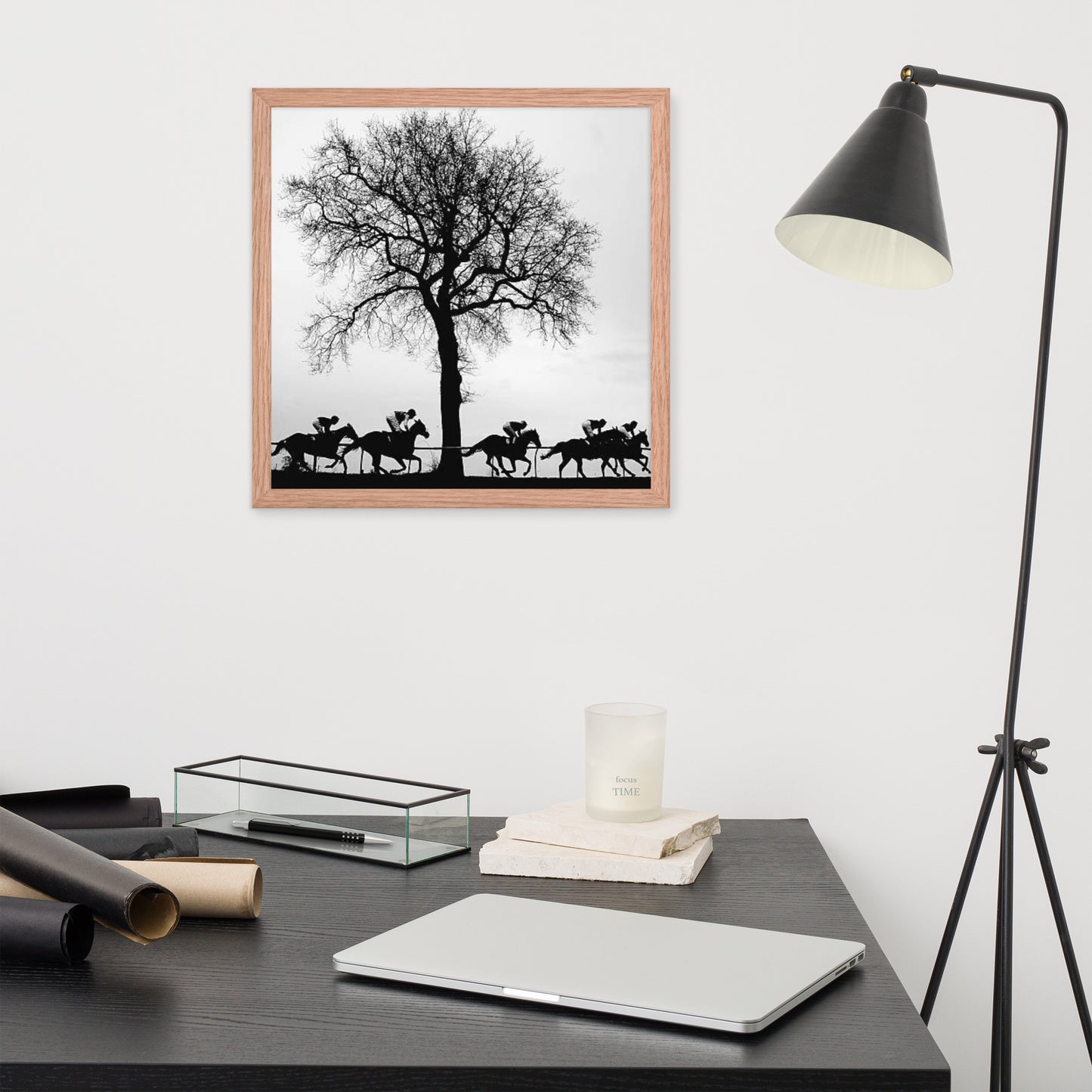 Framed Poster (Horse Wall Art Horizontal - Model 001)