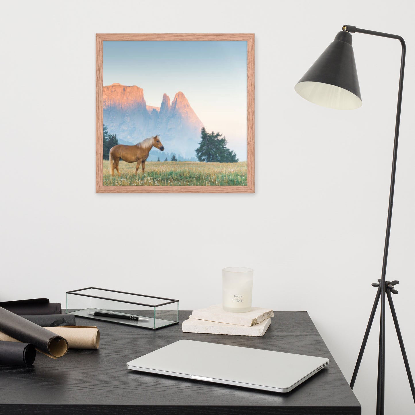 Framed Poster (Horse Wall Art Horizontal - Model 0015)