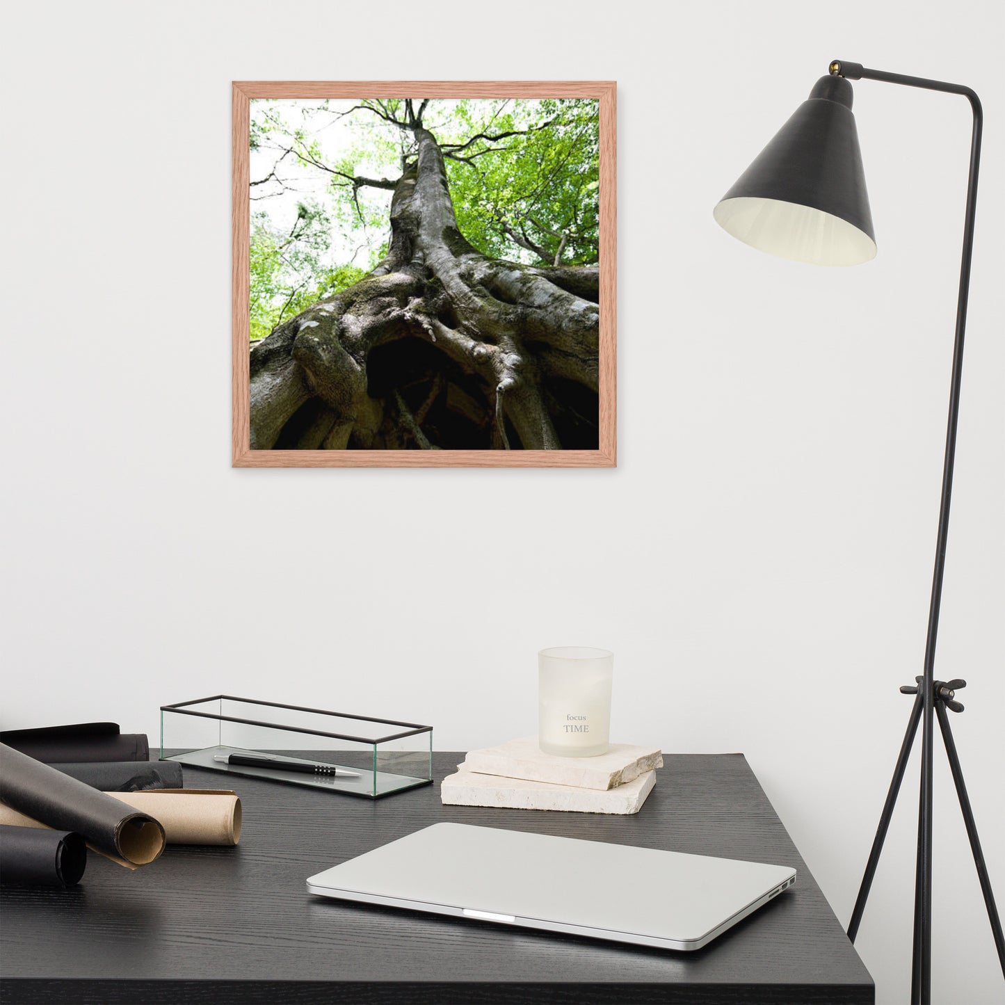 Scenic Nature View Framed Poster Wall Art (Horizontal Model 001)