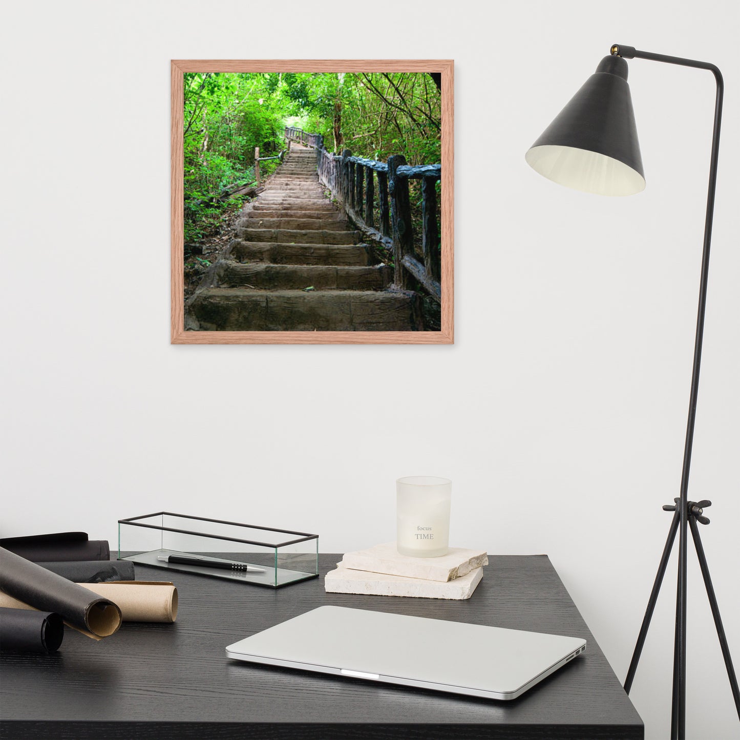 Scenic Nature View Framed Poster Wall Art (Horizontal Model 006)