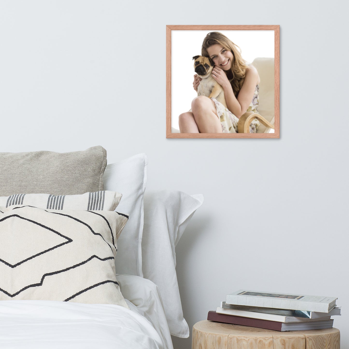 Smiles + Laughter = Priceless. Framed Poster Wall Art (Horizontal Model 0012)