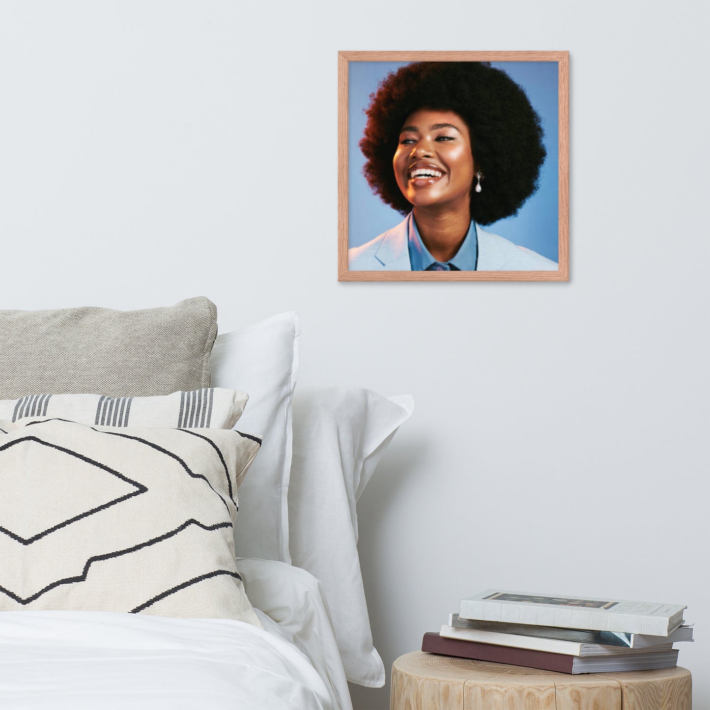 Smiles + Laughter = Priceless. Framed Poster Wall Art (Horizontal Model 0015)