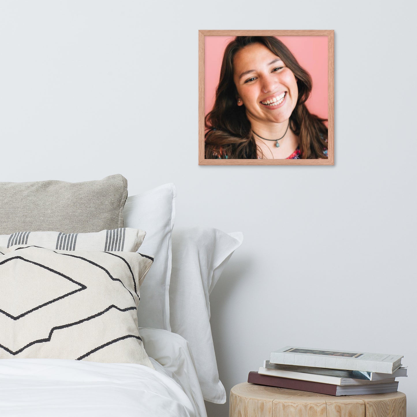 Smiles + Laughter = Priceless. Framed Poster Wall Art (Horizontal Model 0027)