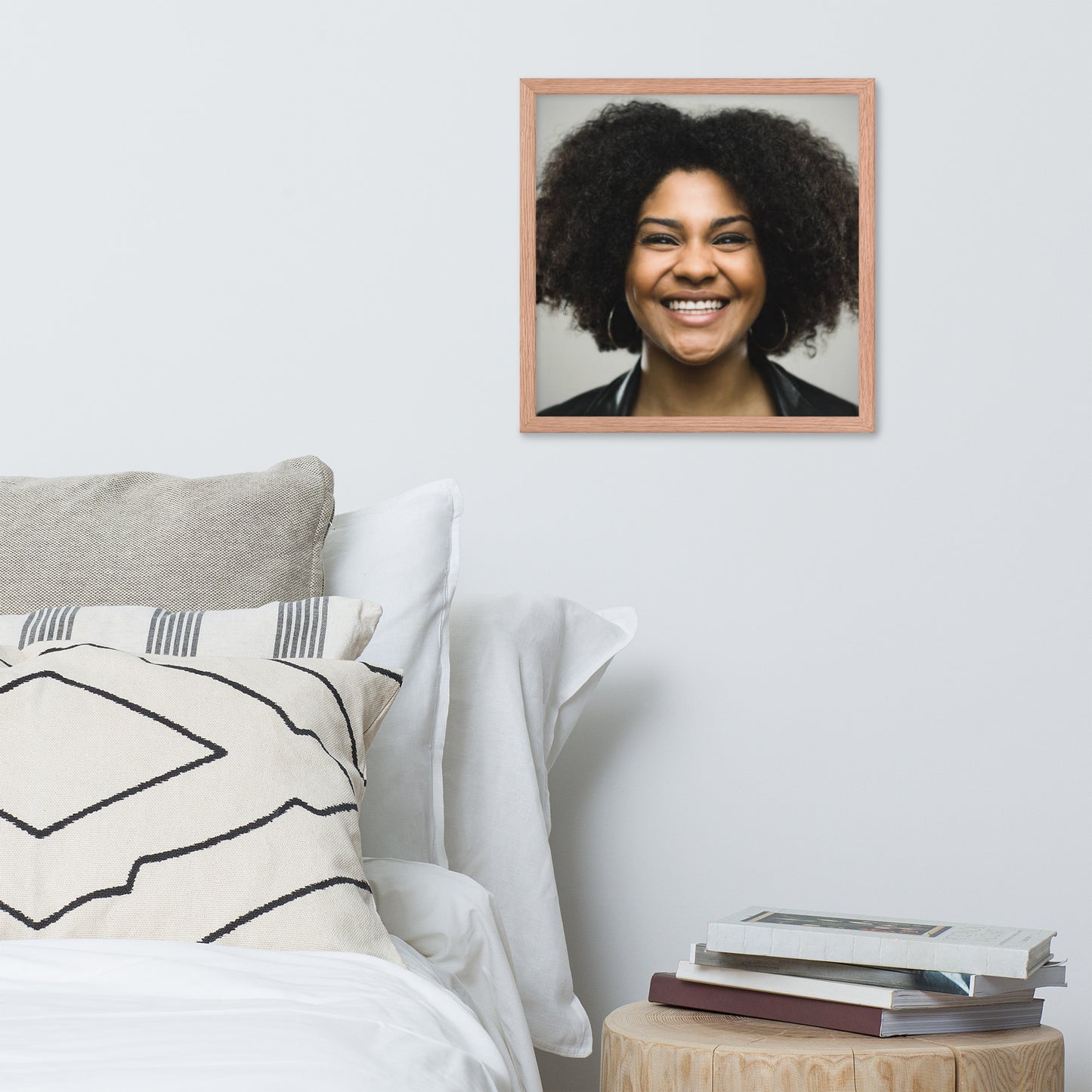 Smiles + Laughter = Priceless. Framed Poster Wall Art (Horizontal Model 0028)