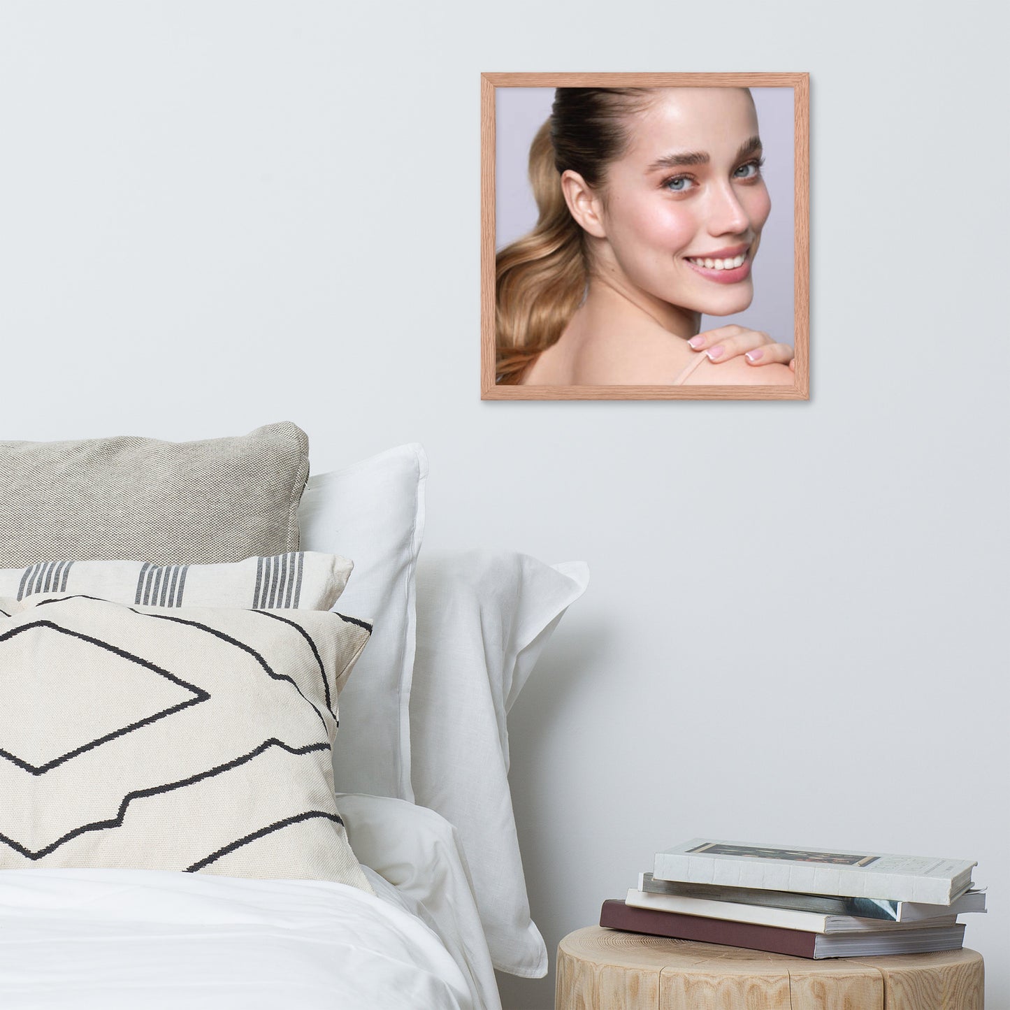 Smiles + Laughter = Priceless. Framed Poster Wall Art (Horizontal Model 0031)