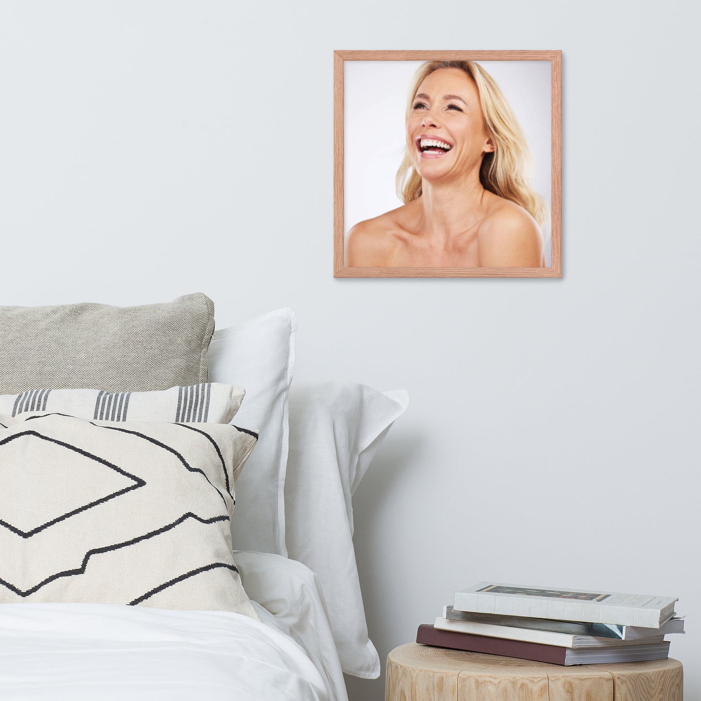 Smiles + Laughter = Priceless. Framed Poster Wall Art (Horizontal Model 0033)