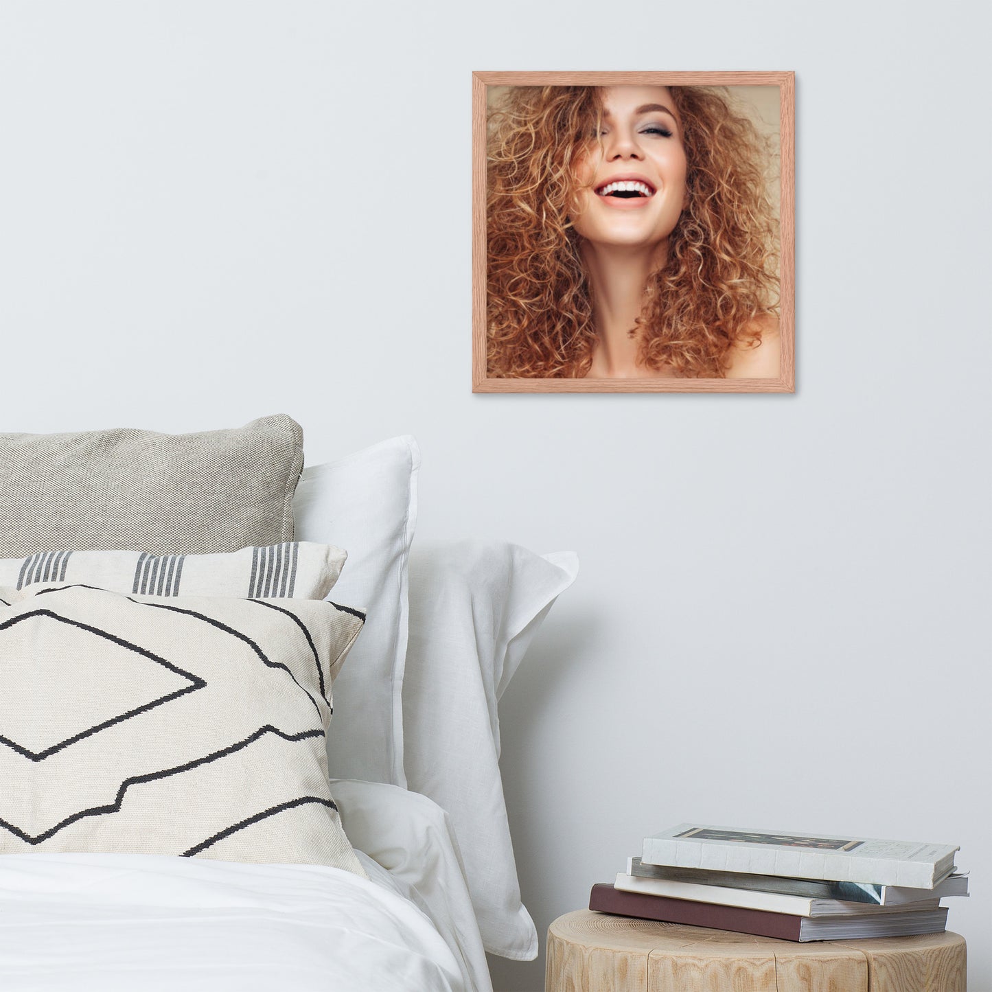 Smiles + Laughter = Priceless. Framed Poster Wall Art (Horizontal Model 0034)