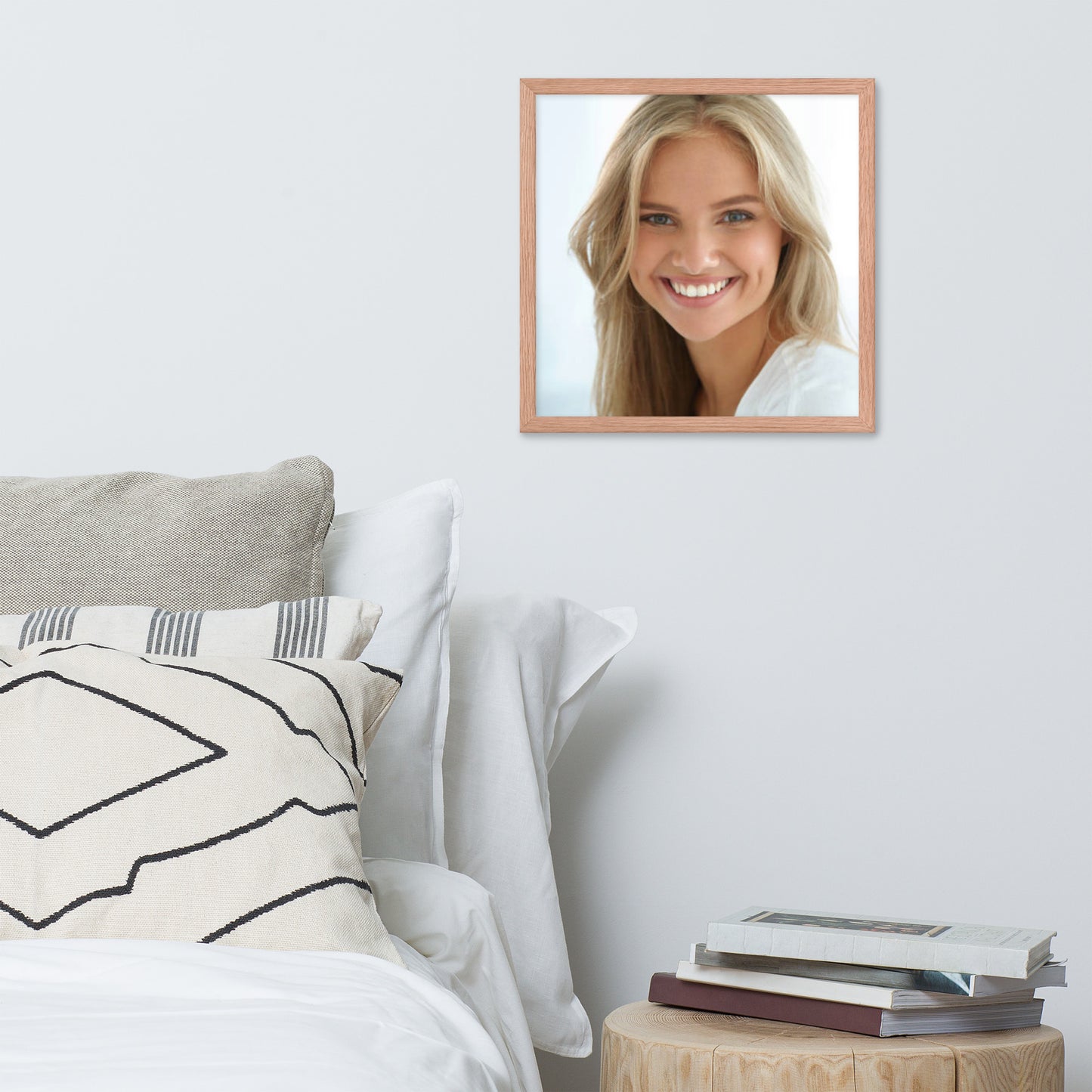 Smiles + Laughter = Priceless. Framed Poster Wall Art (Horizontal Model 0037)