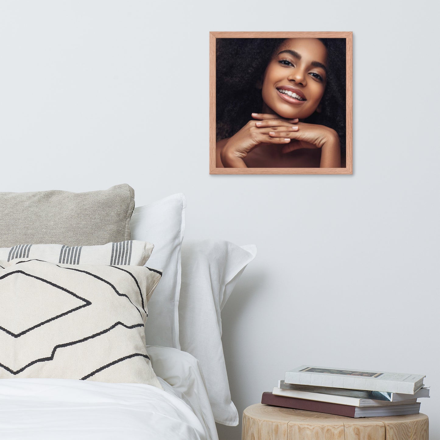 Smiles + Laughter = Priceless. Framed Poster Wall Art (Horizontal Model 0060)