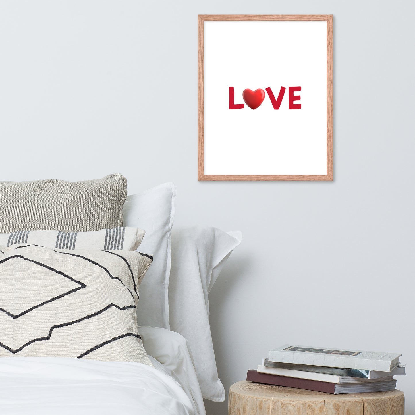 Framed Poster (Love - Love Framed Poster Vertical Model 009)