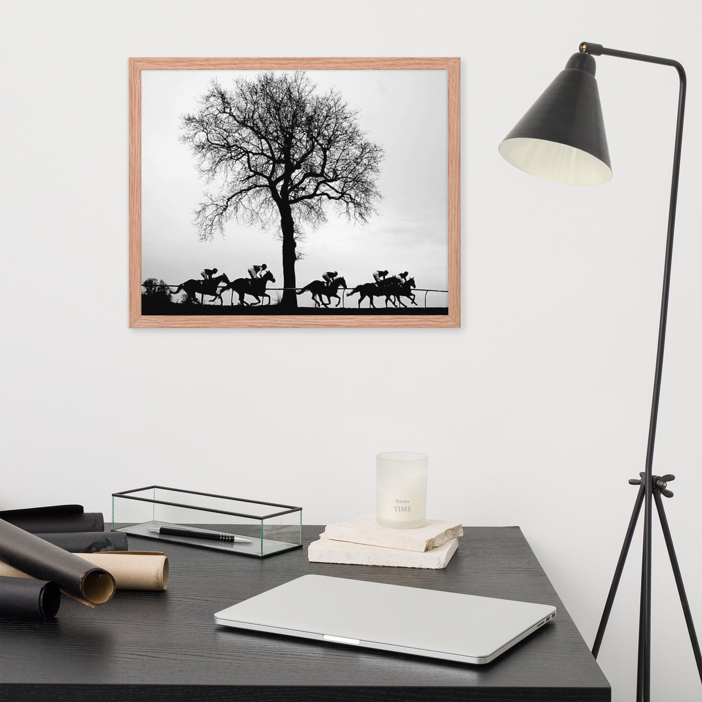 Framed Poster (Horse Wall Art Horizontal - Model 001)