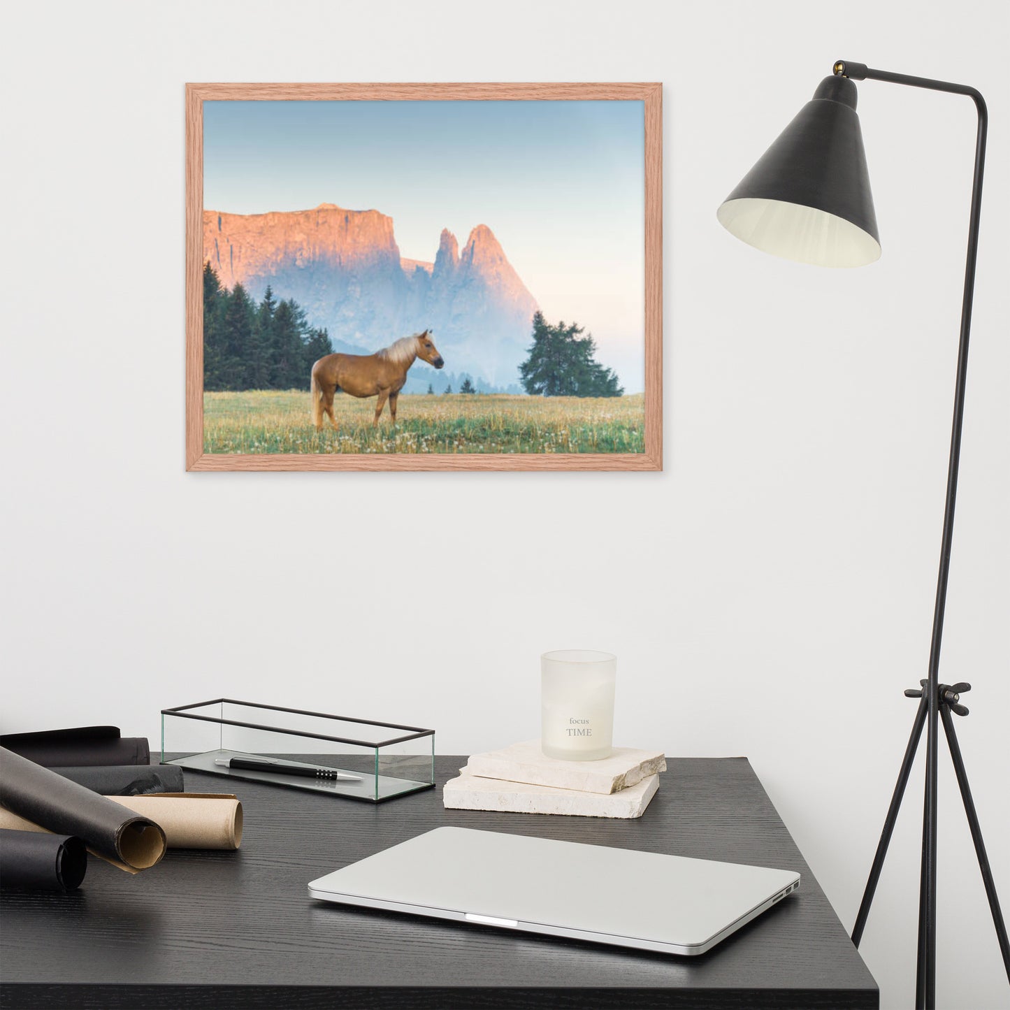 Framed Poster (Horse Wall Art Horizontal - Model 0015)