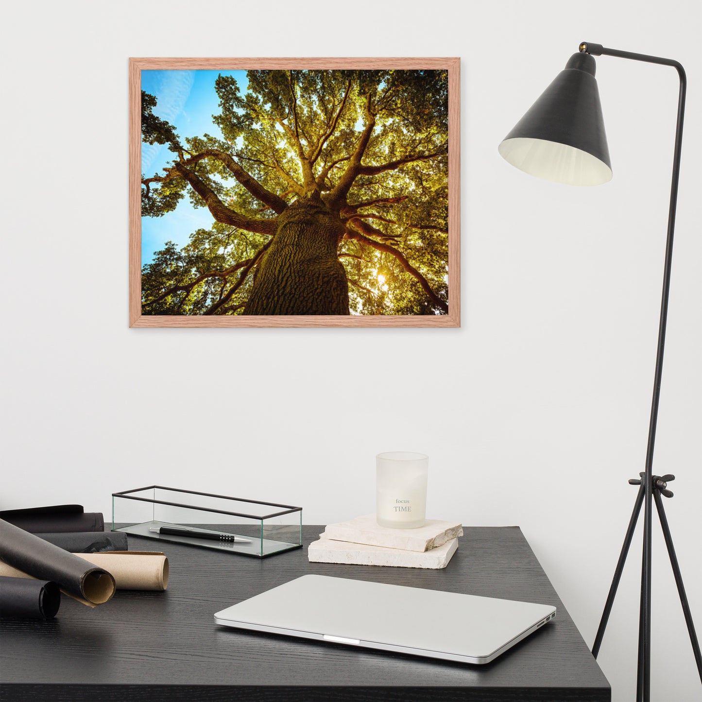 Scenic Nature View Framed Poster Wall Art (Horizontal Model 003)