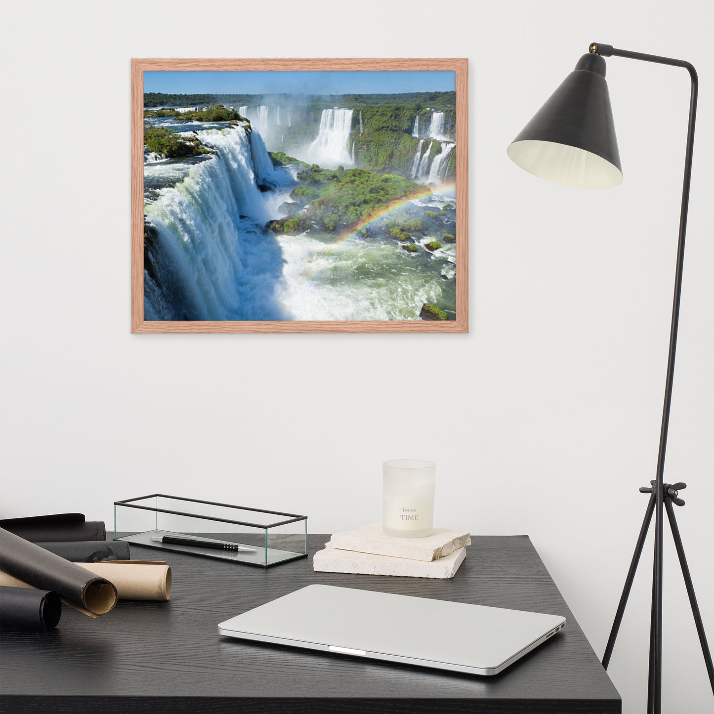 Scenic Nature View Framed Poster Wall Art (Horizontal Model 0013)