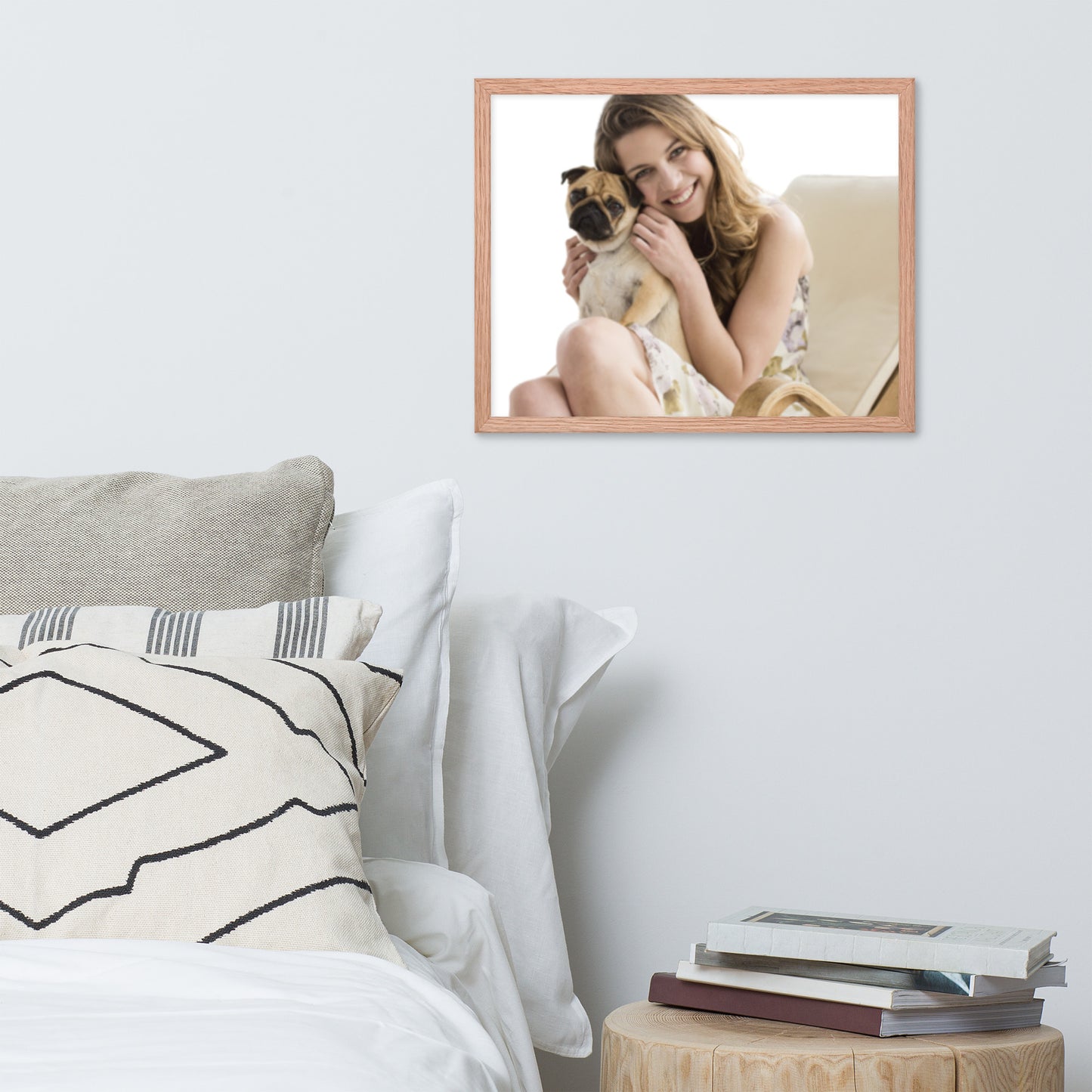 Smiles + Laughter = Priceless. Framed Poster Wall Art (Horizontal Model 0012)