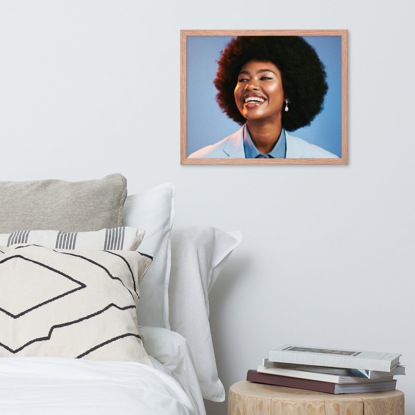 Smiles + Laughter = Priceless. Framed Poster Wall Art (Horizontal Model 0015)