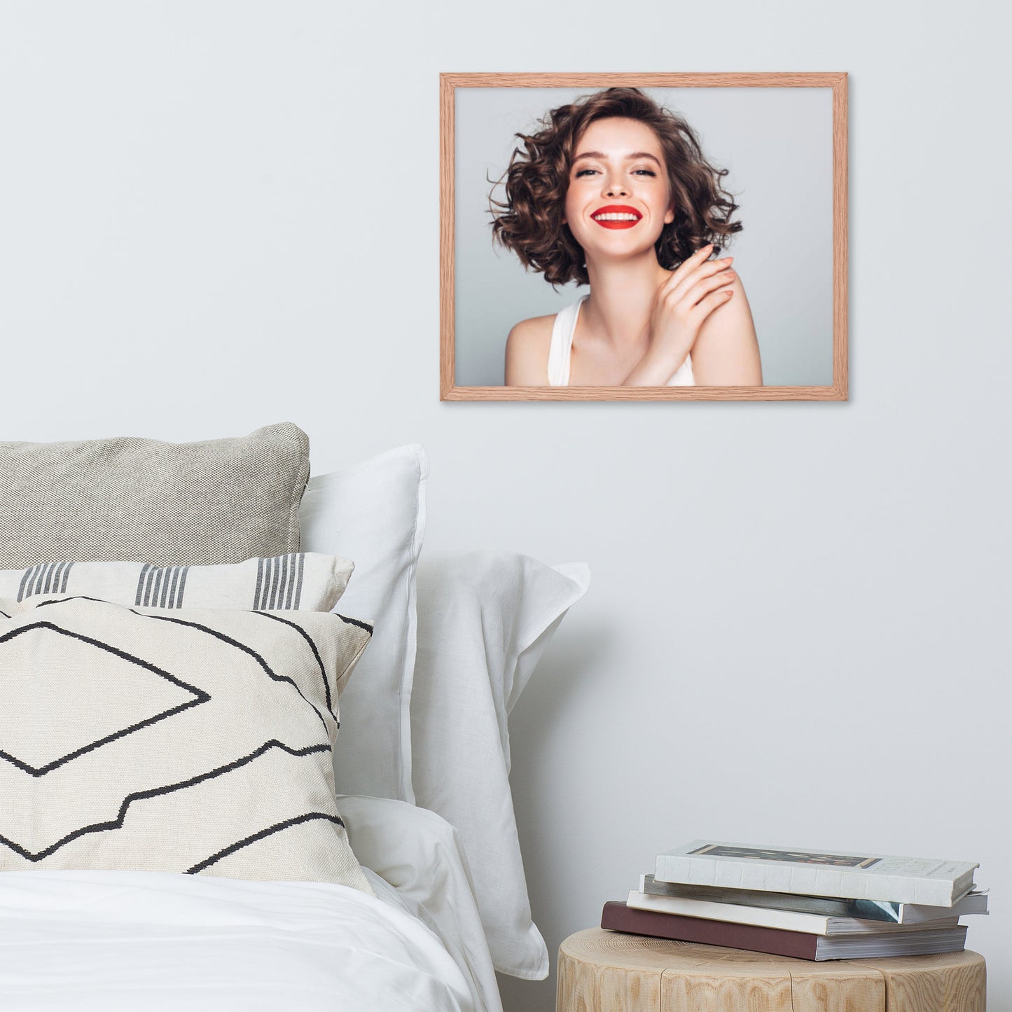 Smiles + Laughter = Priceless. Framed Poster Wall Art (Horizontal Model 0018)