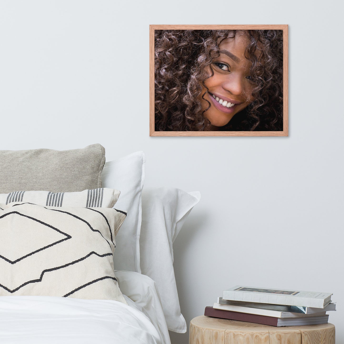 Smiles + Laughter = Priceless. Framed Poster Wall Art (Horizontal Model 0020)