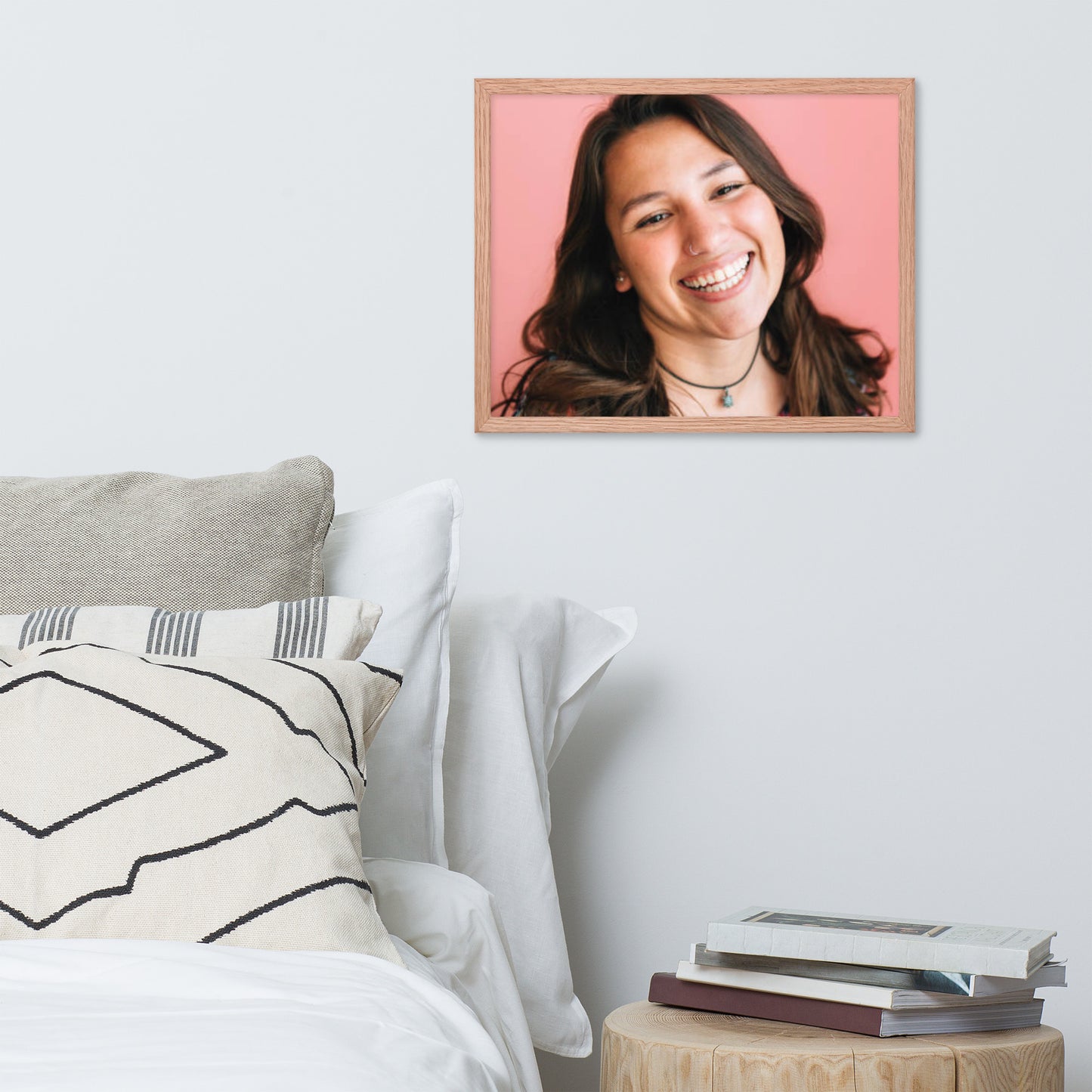 Smiles + Laughter = Priceless. Framed Poster Wall Art (Horizontal Model 0027)