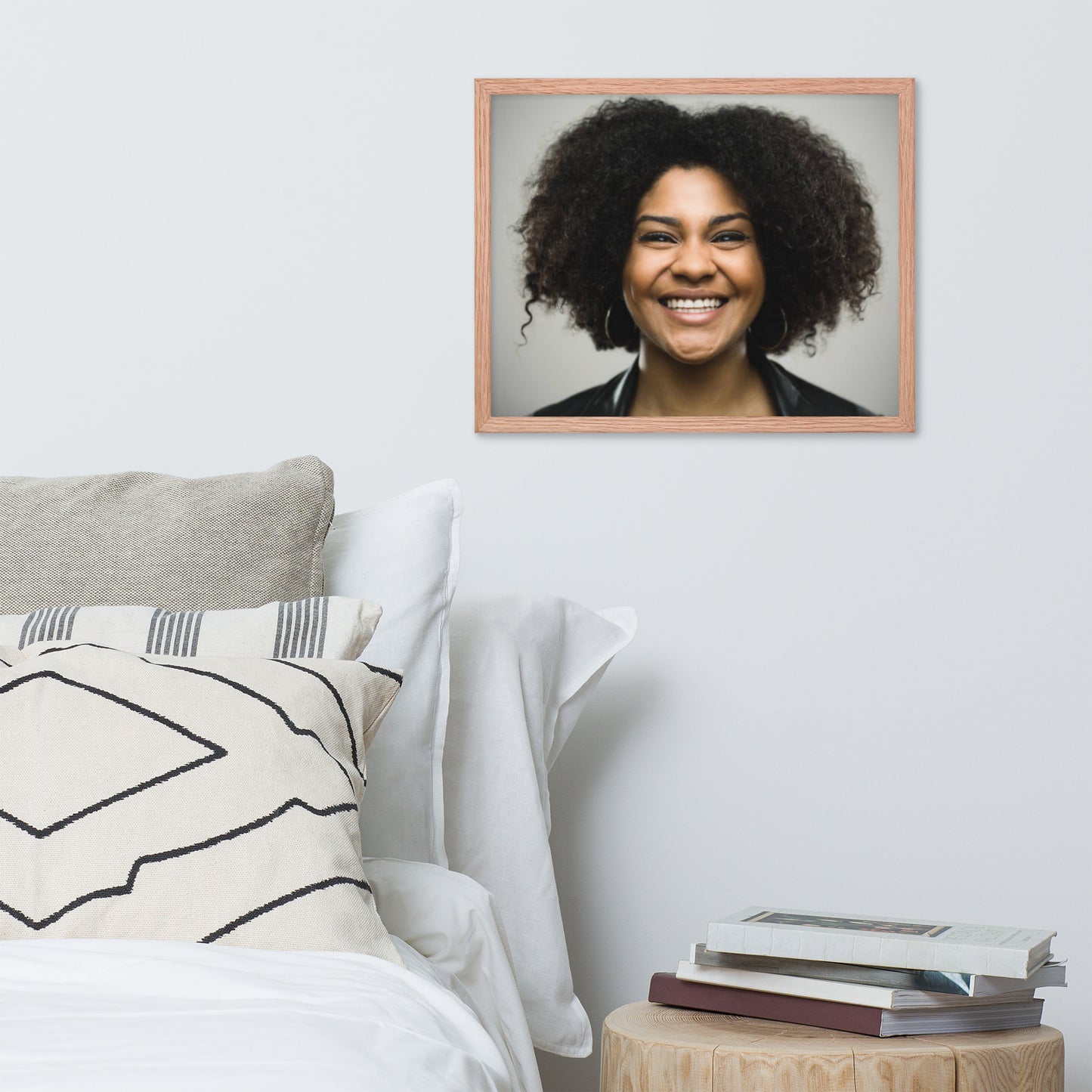 Smiles + Laughter = Priceless. Framed Poster Wall Art (Horizontal Model 0028)