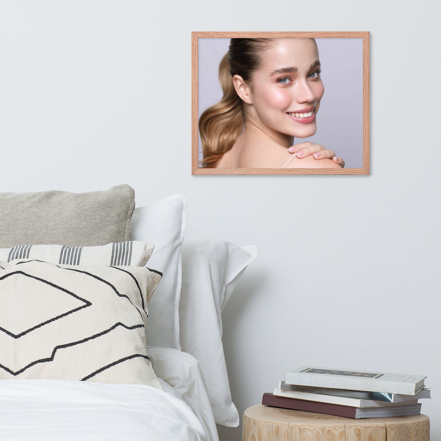 Smiles + Laughter = Priceless. Framed Poster Wall Art (Horizontal Model 0031)