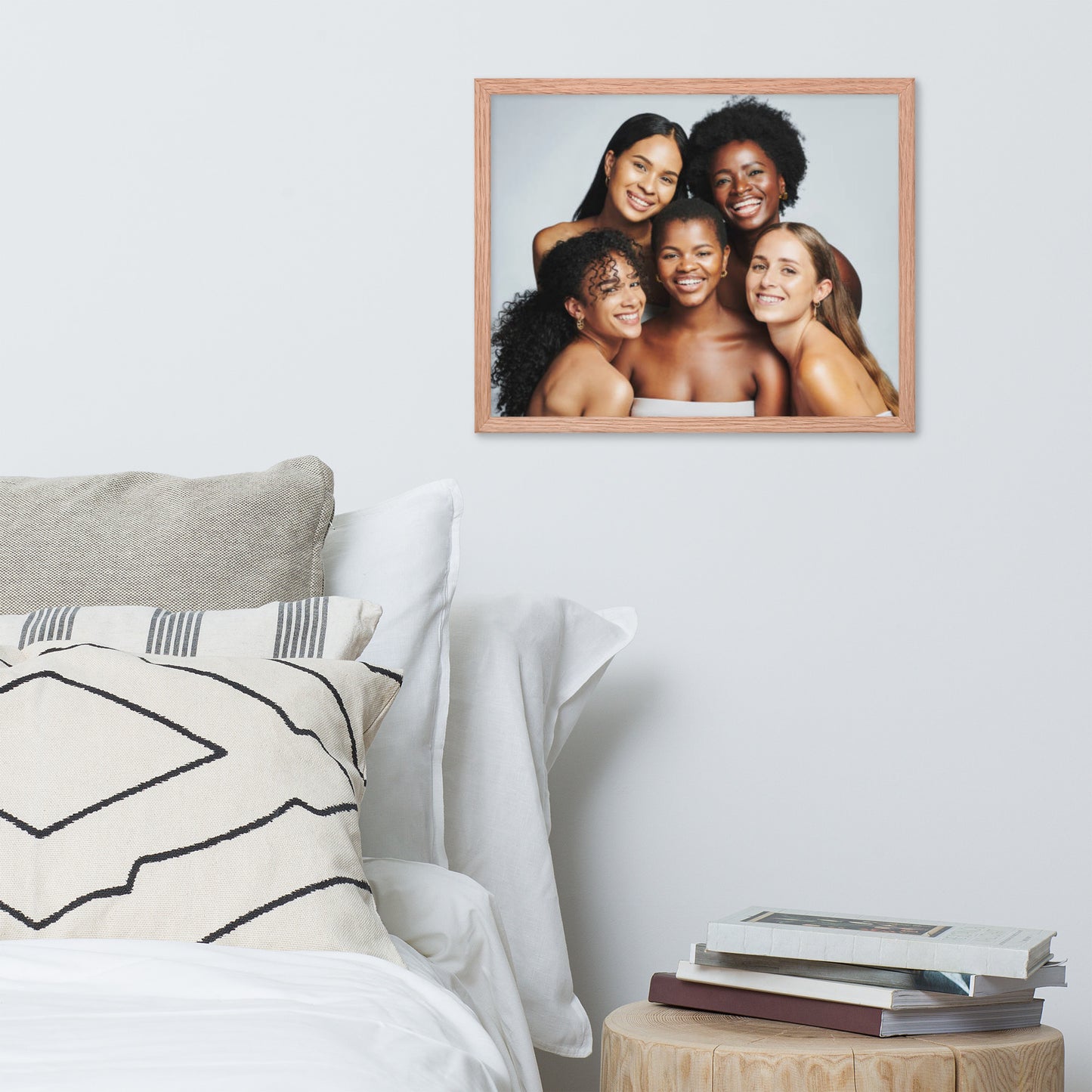 Smiles + Laughter = Priceless. Framed Poster Wall Art (Horizontal Model 0036)