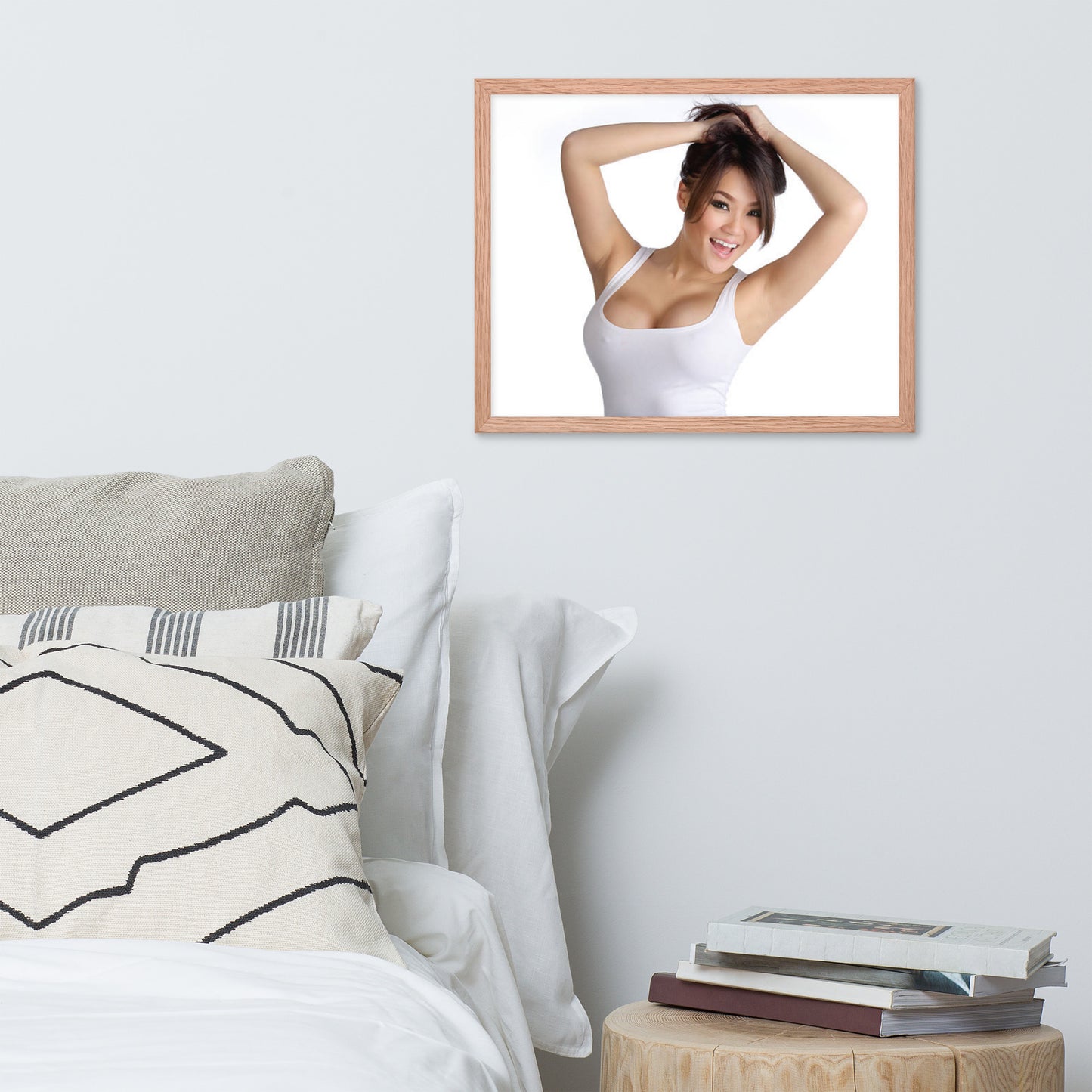 Smiles + Laughter = Priceless. Framed Poster Wall Art (Horizontal Model 0048)