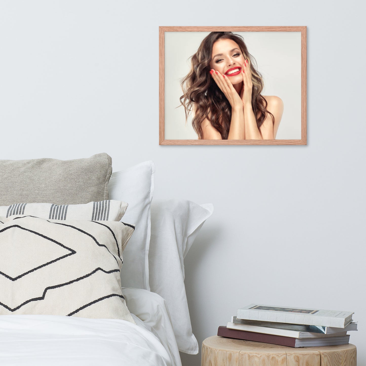 Smiles + Laughter = Priceless. Framed Poster Wall Art (Horizontal Model 0052)