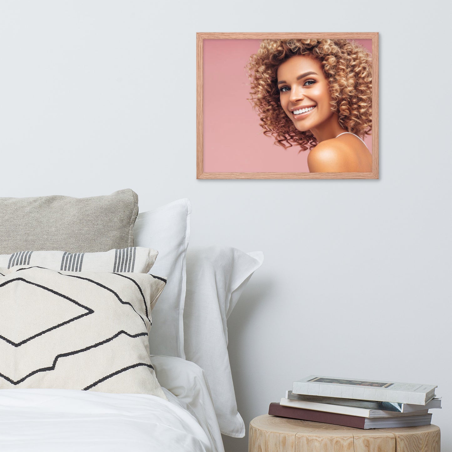 Smiles + Laughter = Priceless. Framed Poster Wall Art (Horizontal Model 0053)