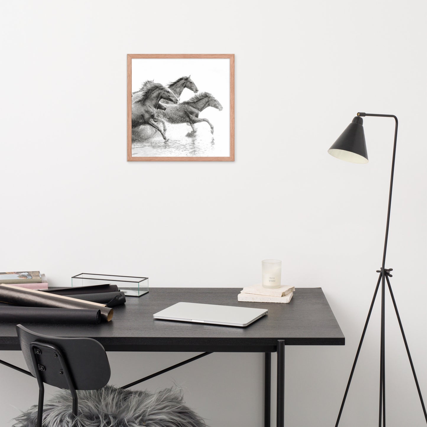 Framed Poster (Horse Wall Art Horizontal - Model 002)