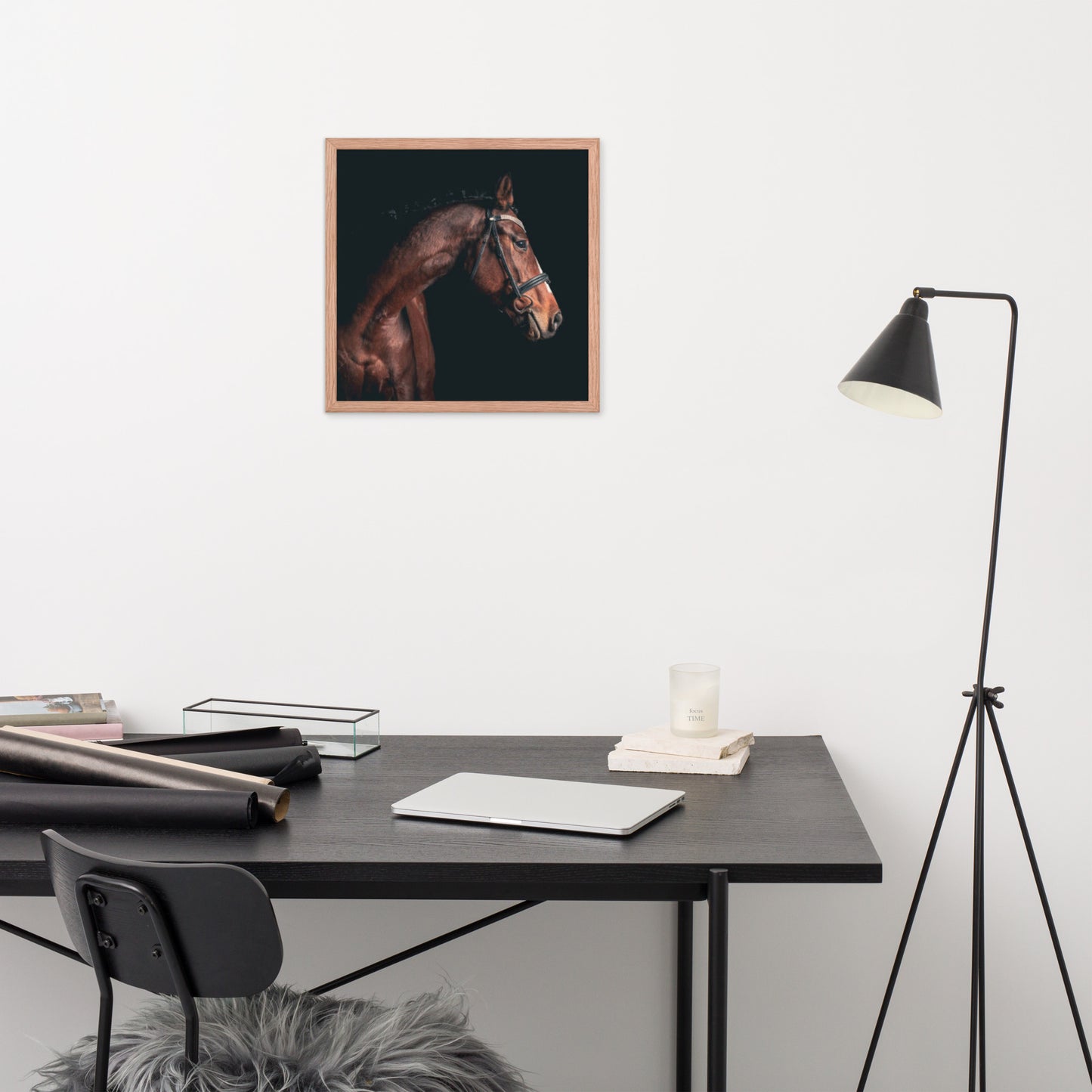Framed Poster (Horse Wall Art Horizontal - Model 004)