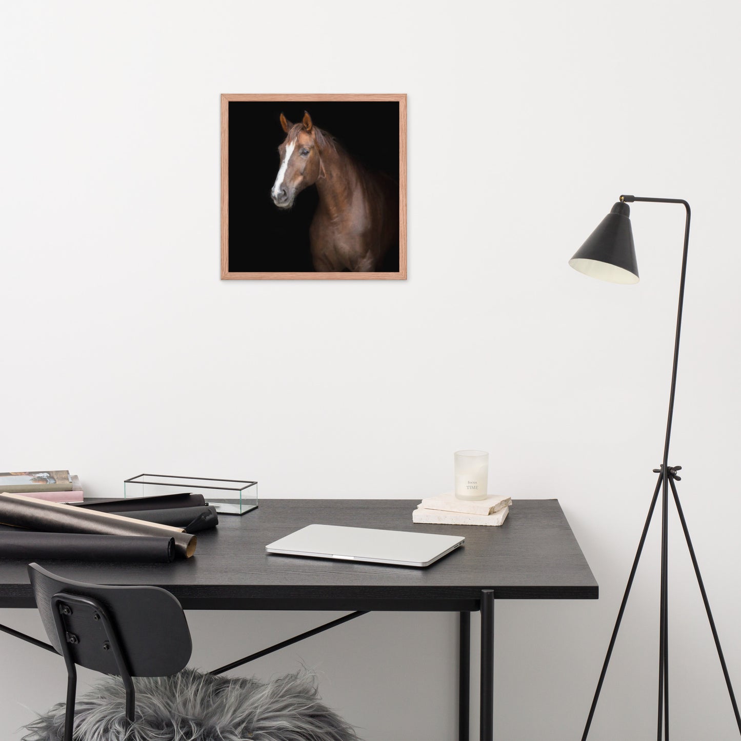 Framed Poster (Horse Wall Art Horizontal - Model 005)