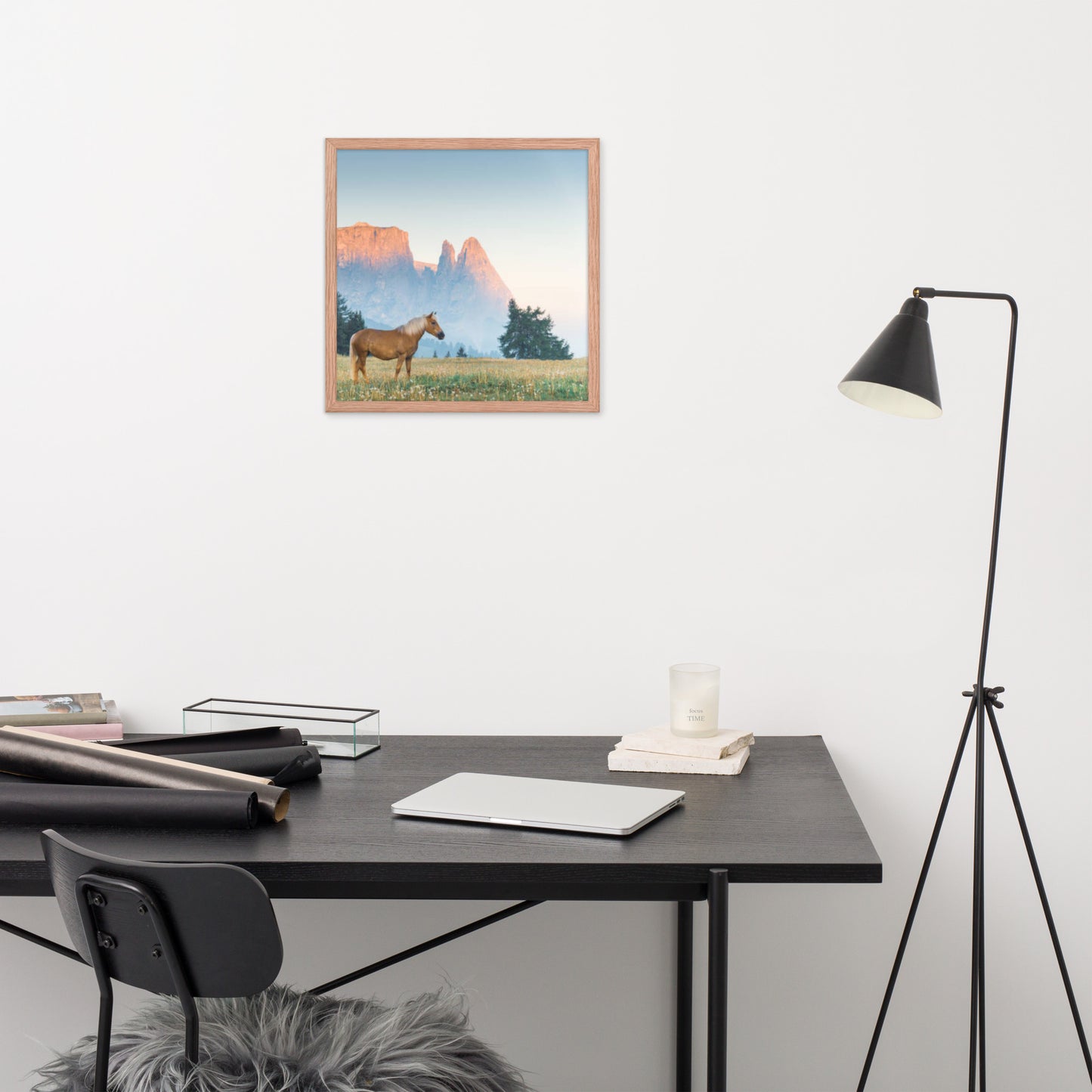 Framed Poster (Horse Wall Art Horizontal - Model 0015)