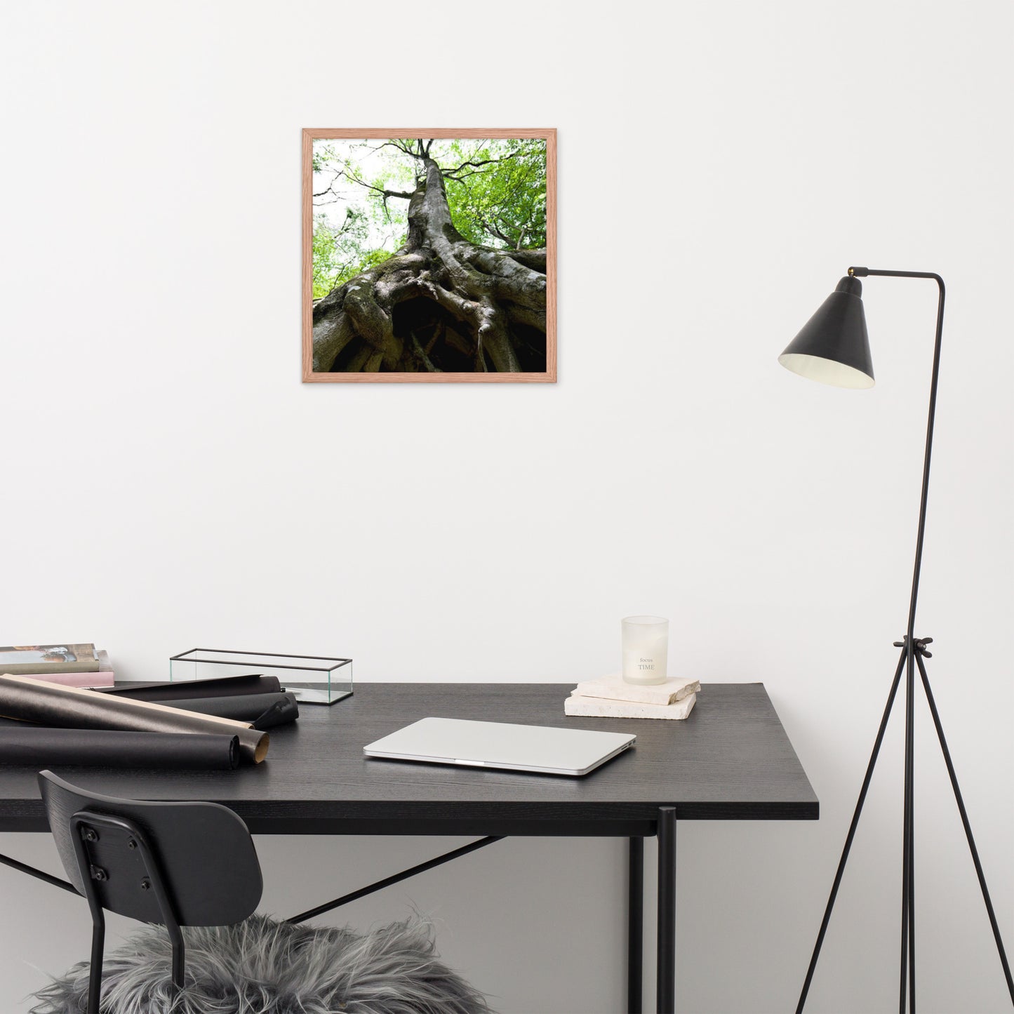 Scenic Nature View Framed Poster Wall Art (Horizontal Model 001)