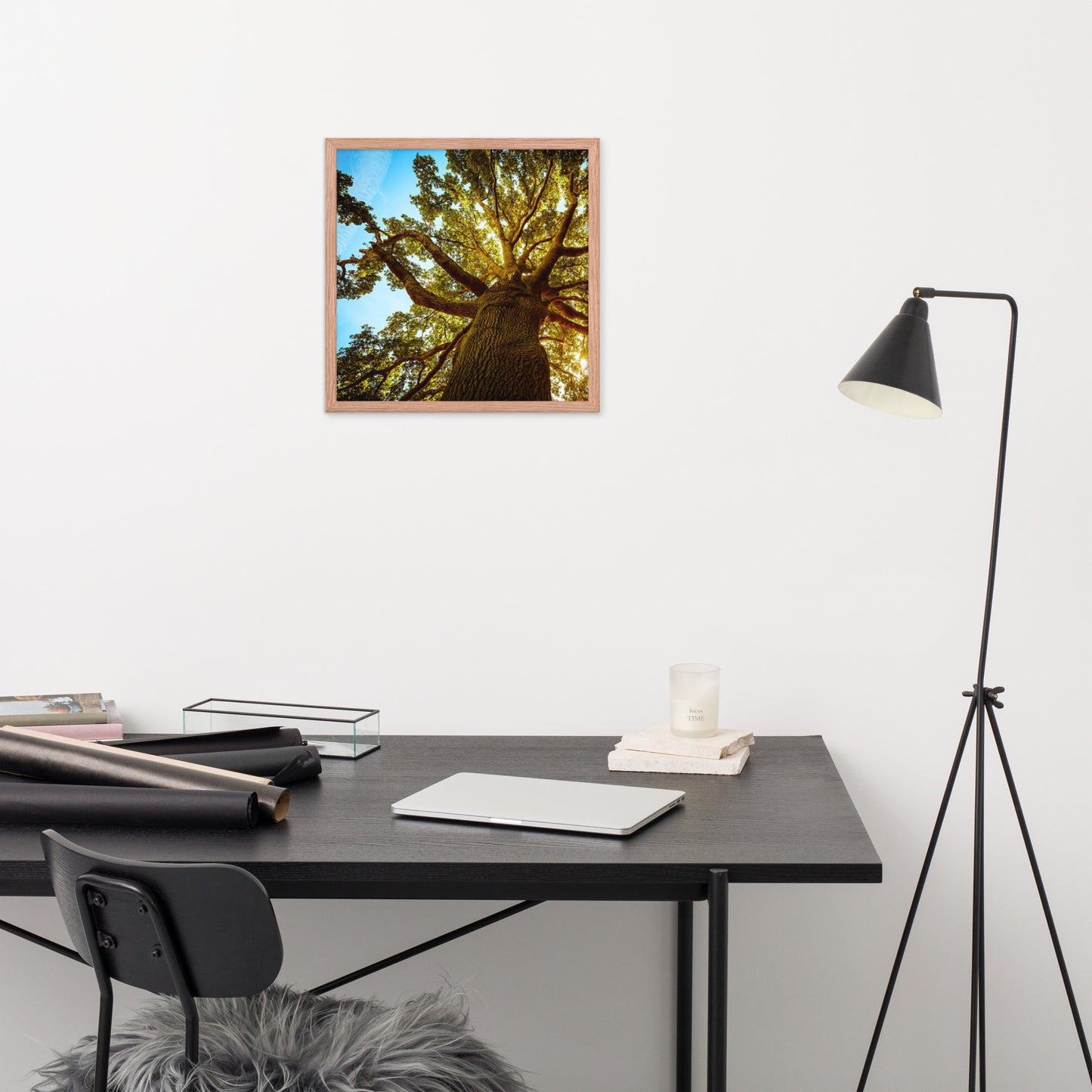 Scenic Nature View Framed Poster Wall Art (Horizontal Model 003)