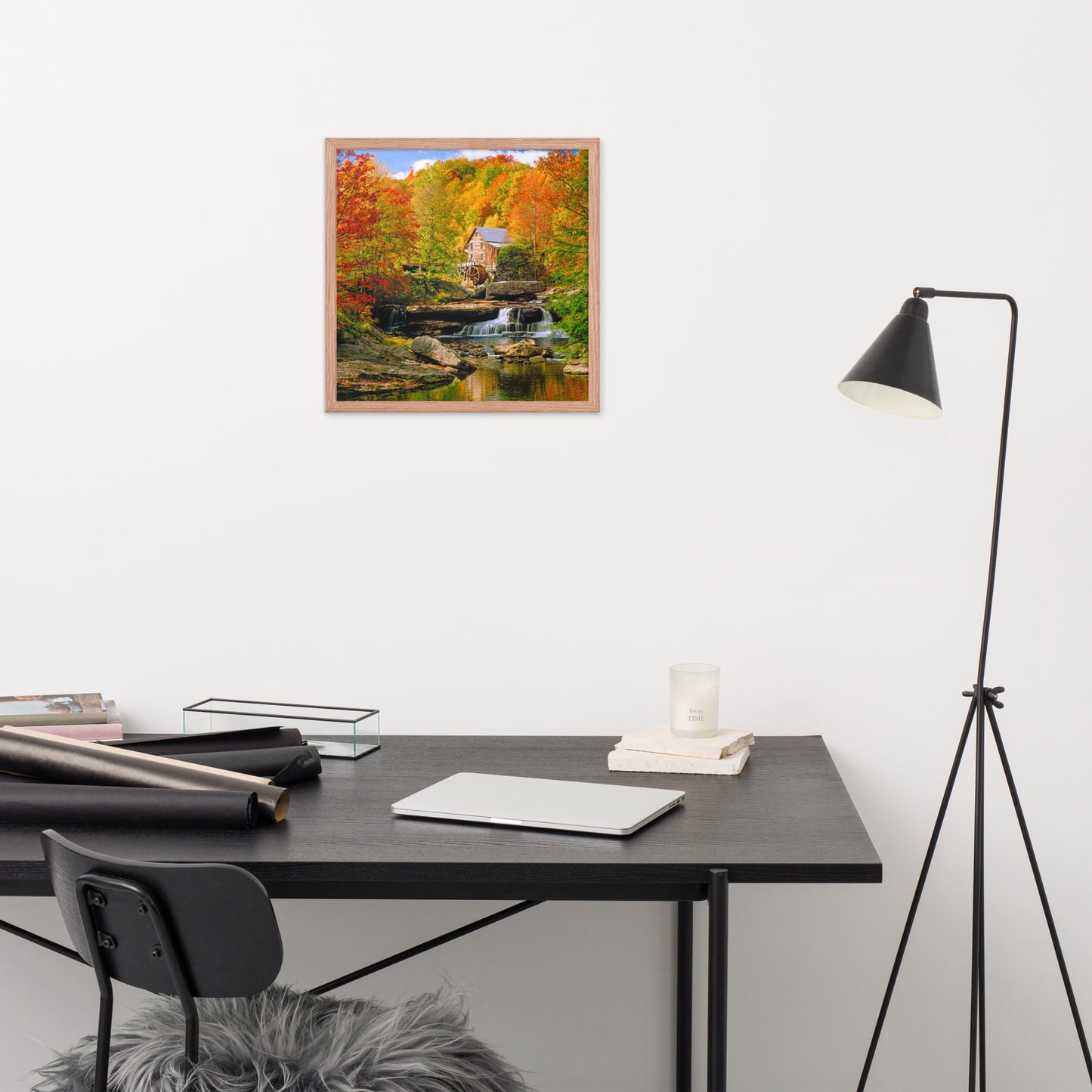 Scenic Nature View Framed Poster Wall Art (Horizontal Model 0011)