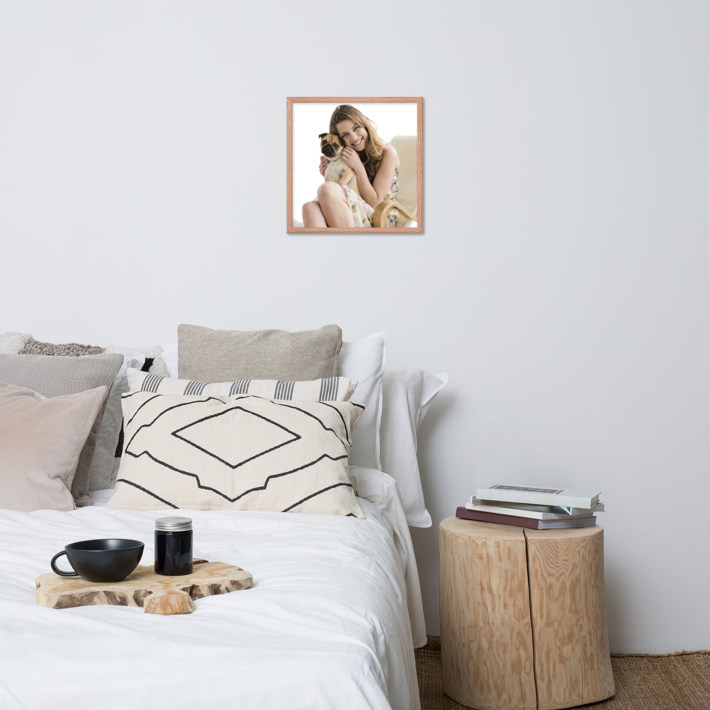 Smiles + Laughter = Priceless. Framed Poster Wall Art (Horizontal Model 0012)