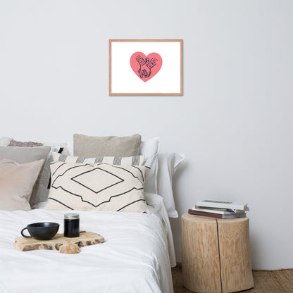 Framed Poster (Forever & Always - Lifestyle Framed Poster Horizontal - Model 0020)