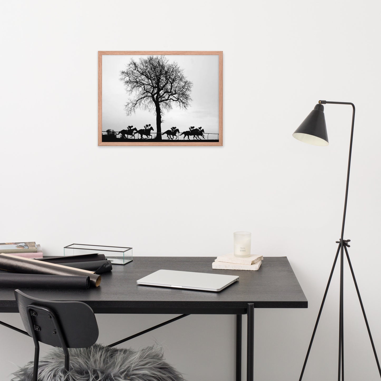 Framed Poster (Horse Wall Art Horizontal - Model 001)