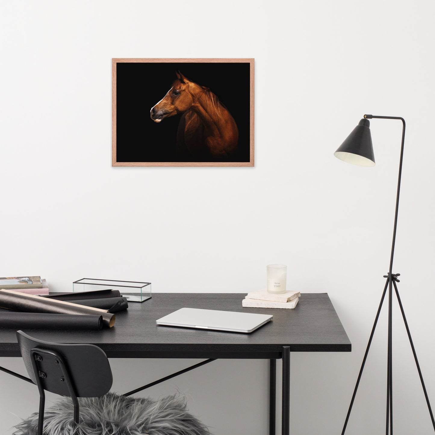 Framed Poster (Horse Wall Art Horizontal - Model 006)