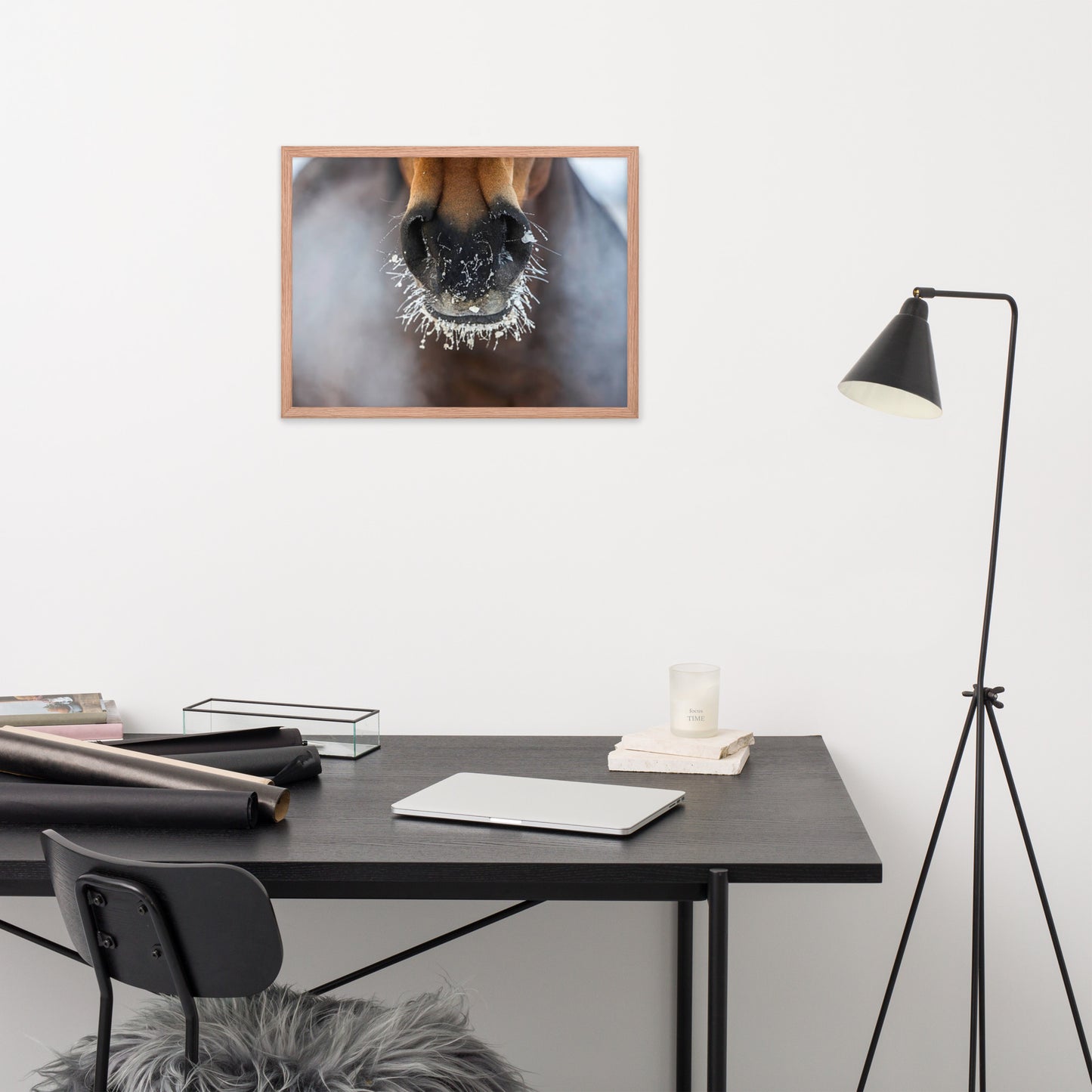 Framed Poster (Horse Wall Art Horizontal - Model 0014)