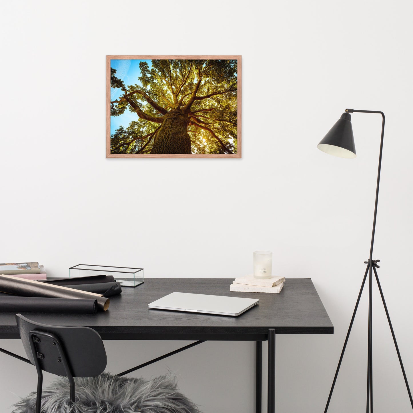 Scenic Nature View Framed Poster Wall Art (Horizontal Model 003)