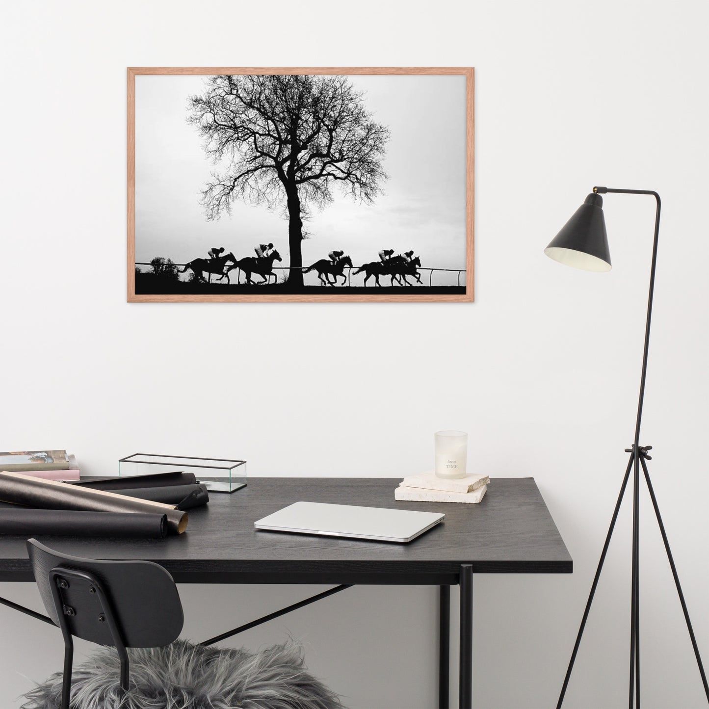 Framed Poster (Horse Wall Art Horizontal - Model 001)