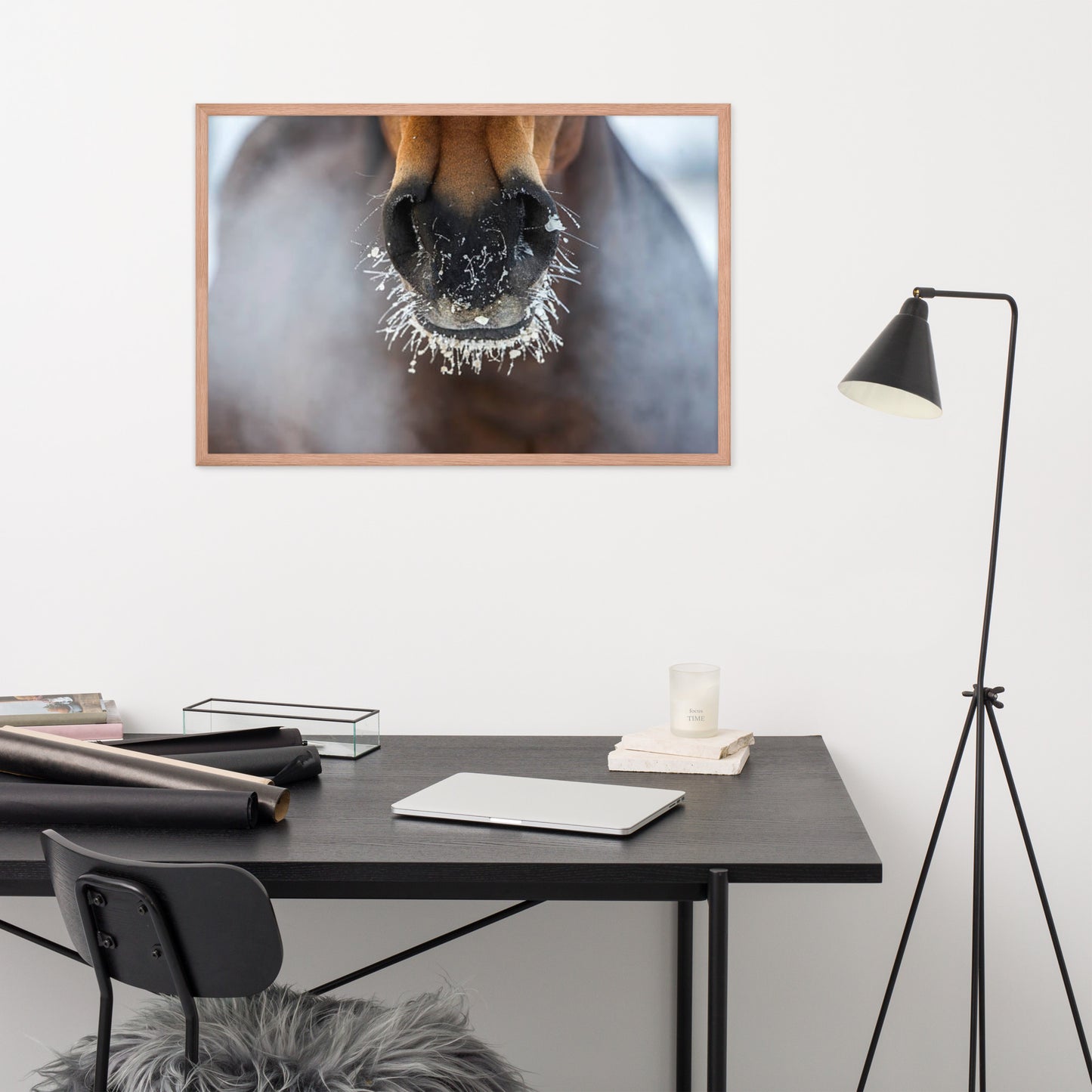 Framed Poster (Horse Wall Art Horizontal - Model 0014)