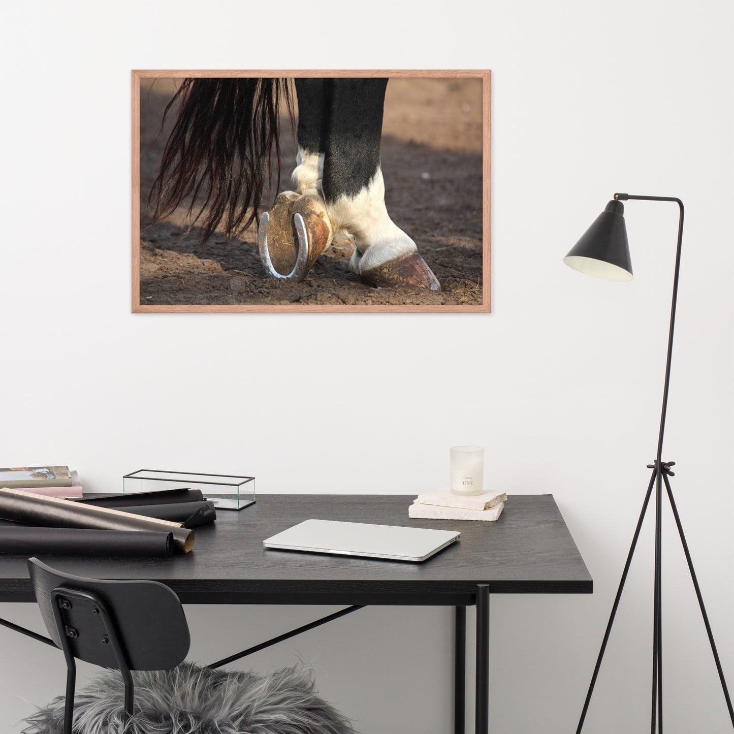 Framed Poster (Horse Wall Art Horizontal - Model 0019)
