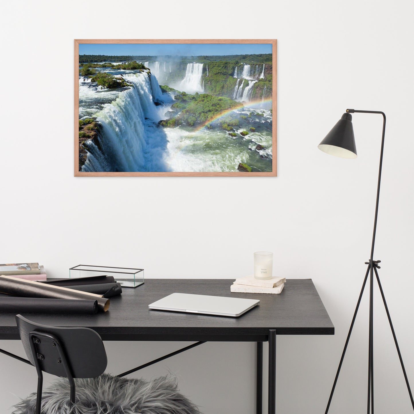 Scenic Nature View Framed Poster Wall Art (Horizontal Model 0013)