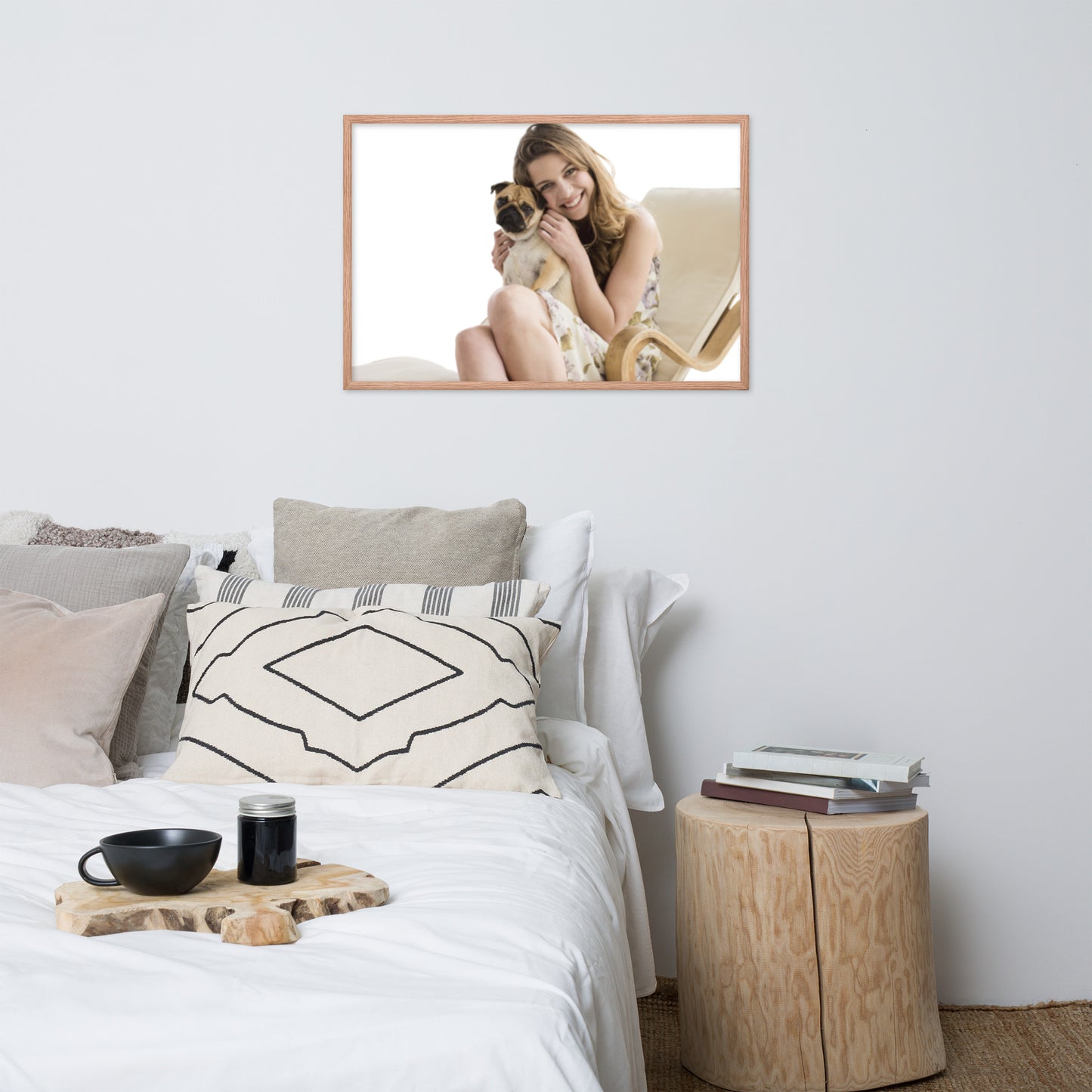 Smiles + Laughter = Priceless. Framed Poster Wall Art (Horizontal Model 0012)