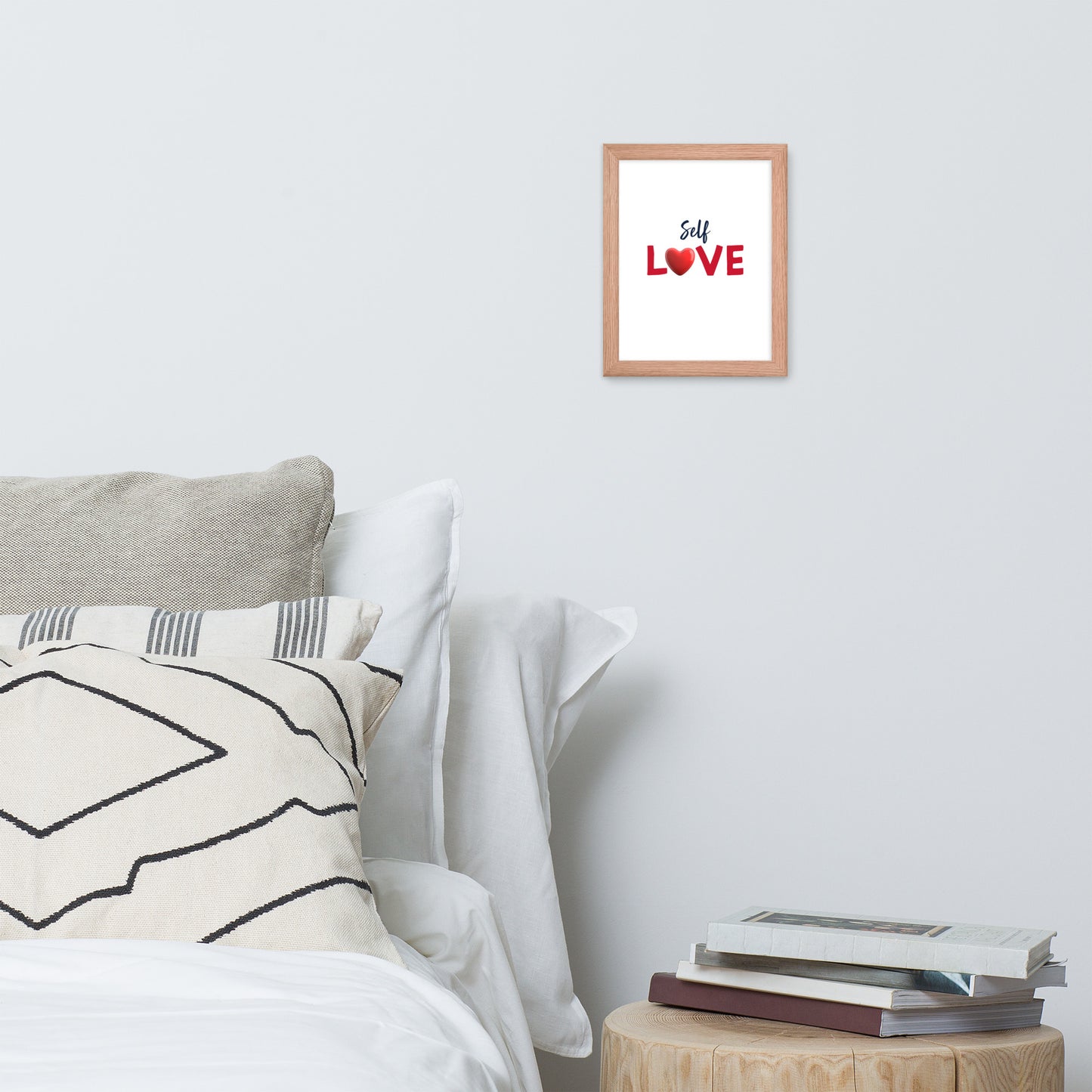 Framed Poster (Self Love - Love Framed Poster Vertical Model 008)