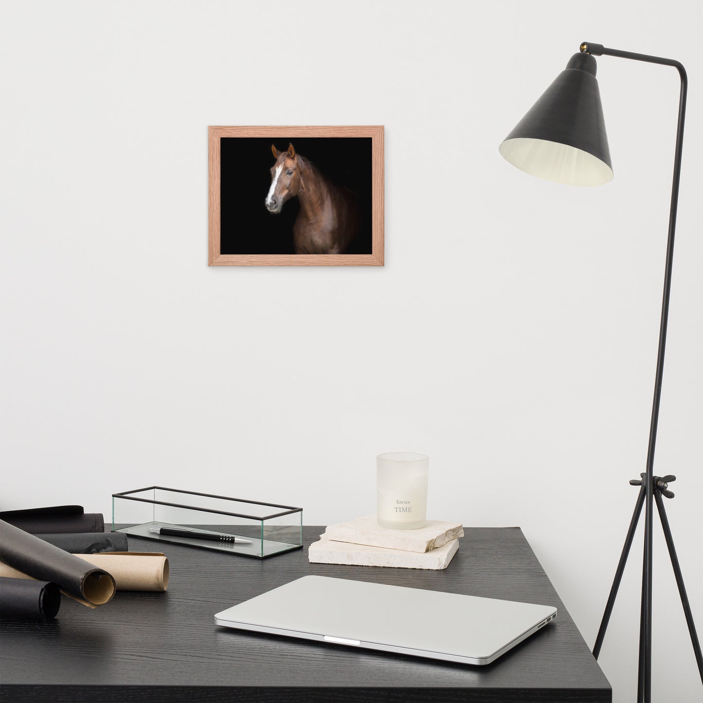 Framed Poster (Horse Wall Art Horizontal - Model 005)