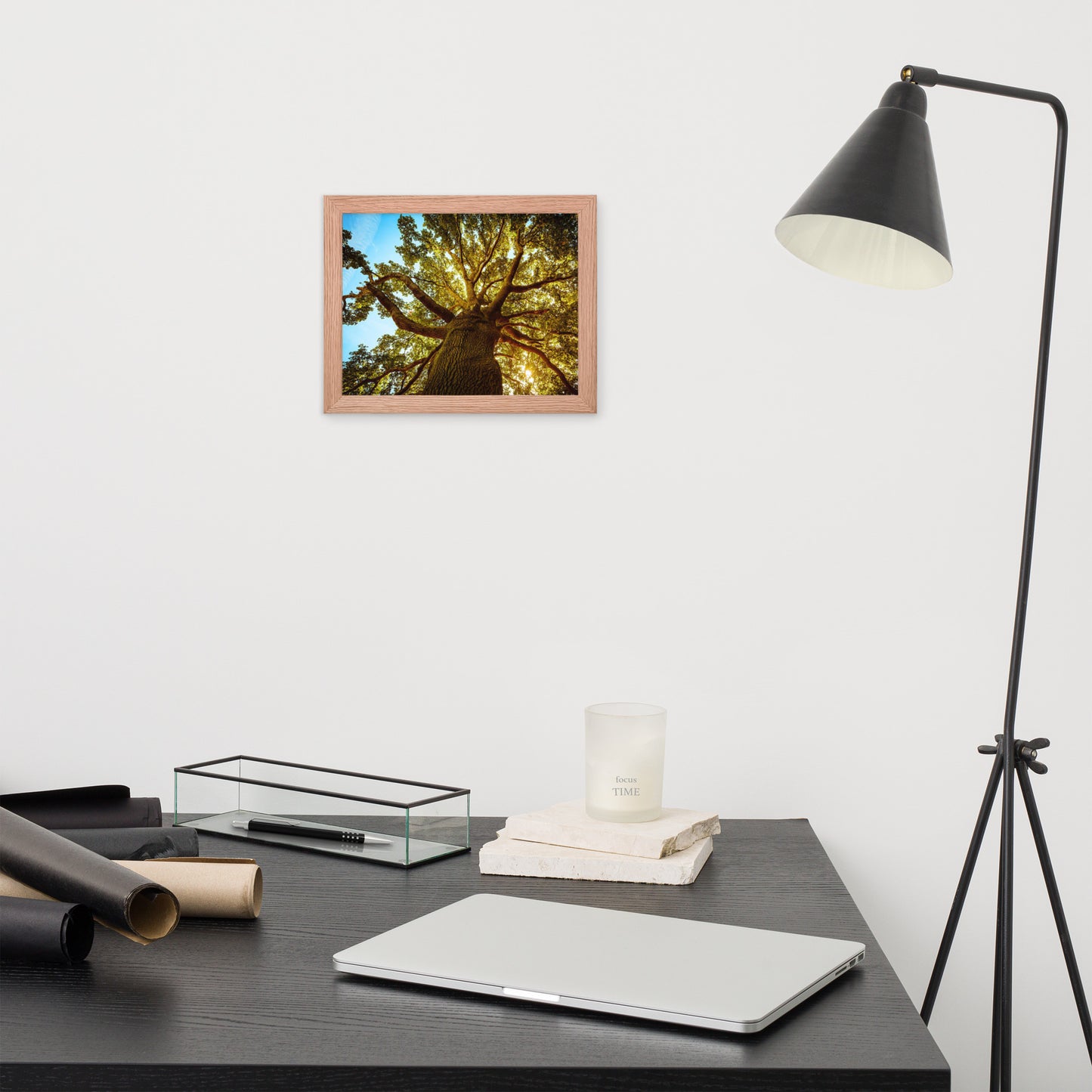 Scenic Nature View Framed Poster Wall Art (Horizontal Model 003)